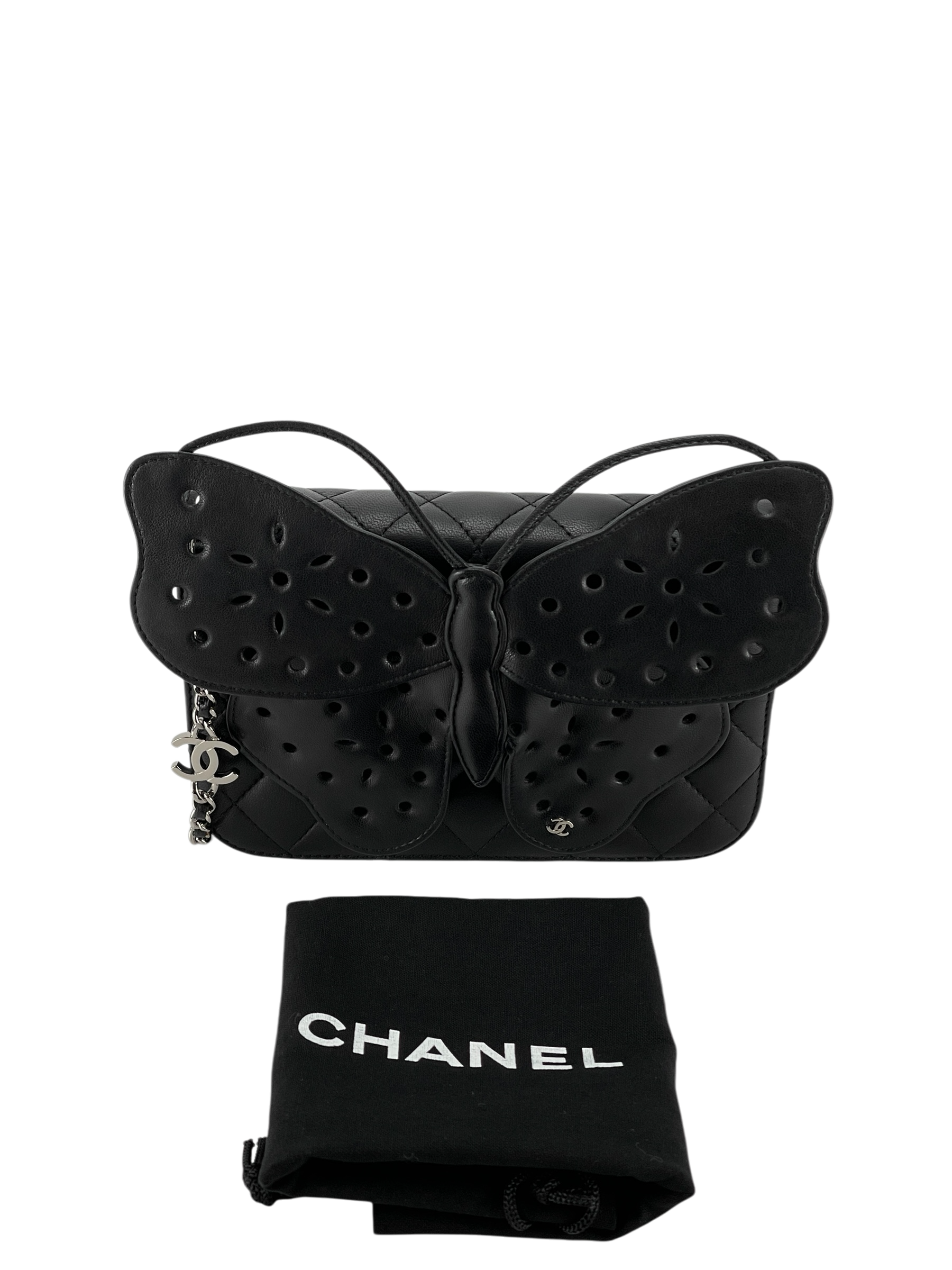 CHANEL - Butterfly Bag Limited Edition Black Lambskin