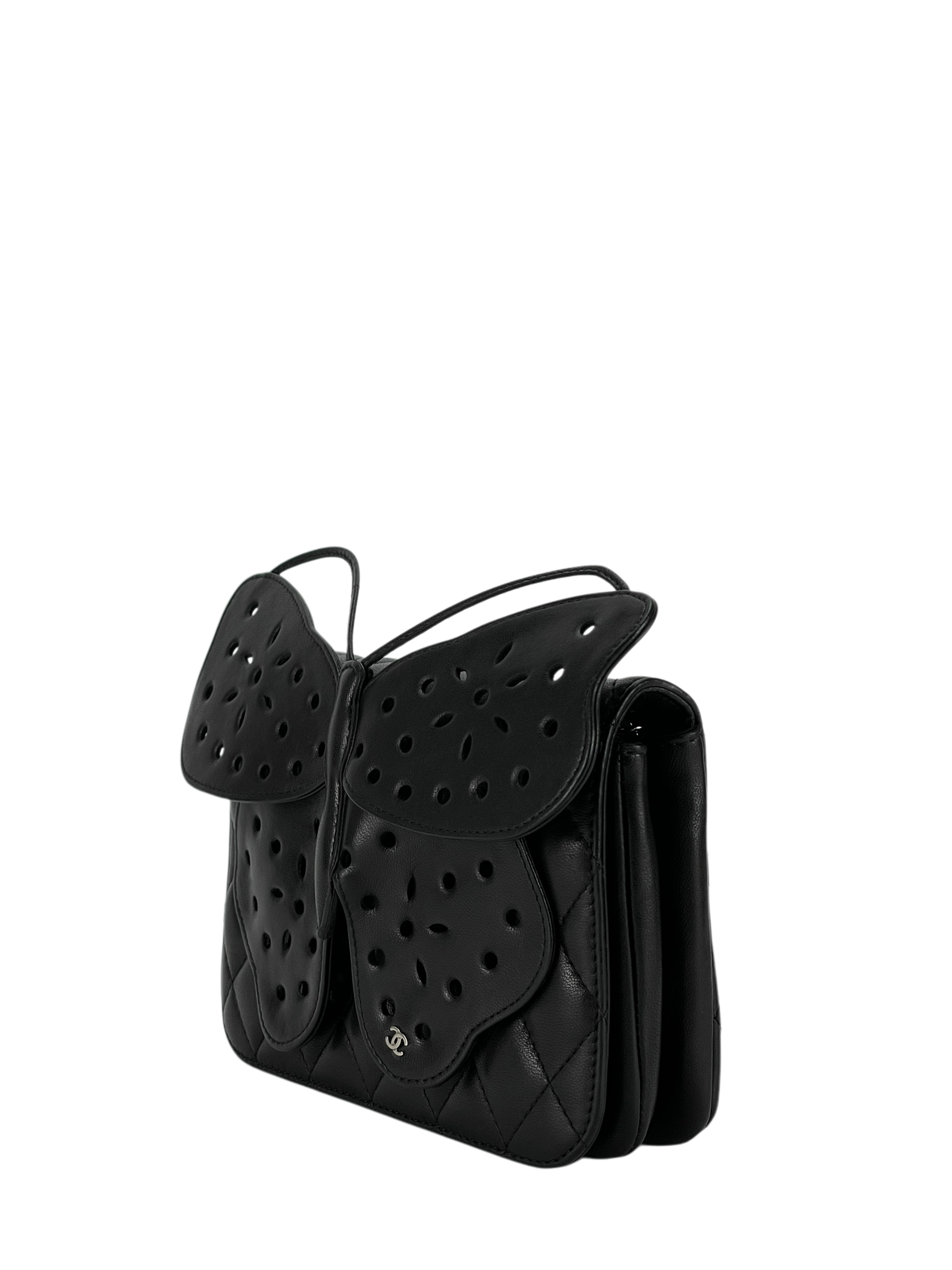 CHANEL - Butterfly Bag Limited Edition Black Lambskin
