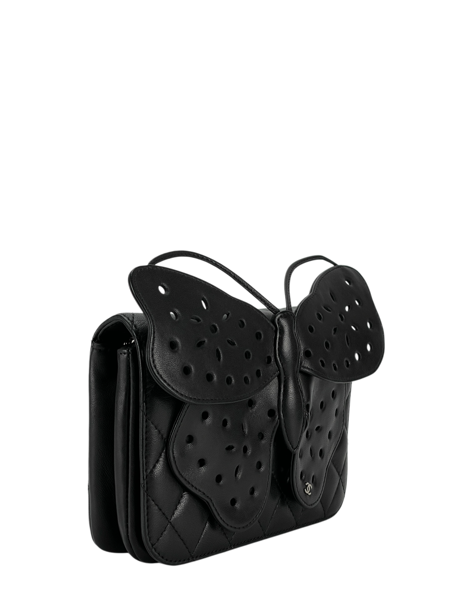 CHANEL - Butterfly Bag Limited Edition Black Lambskin