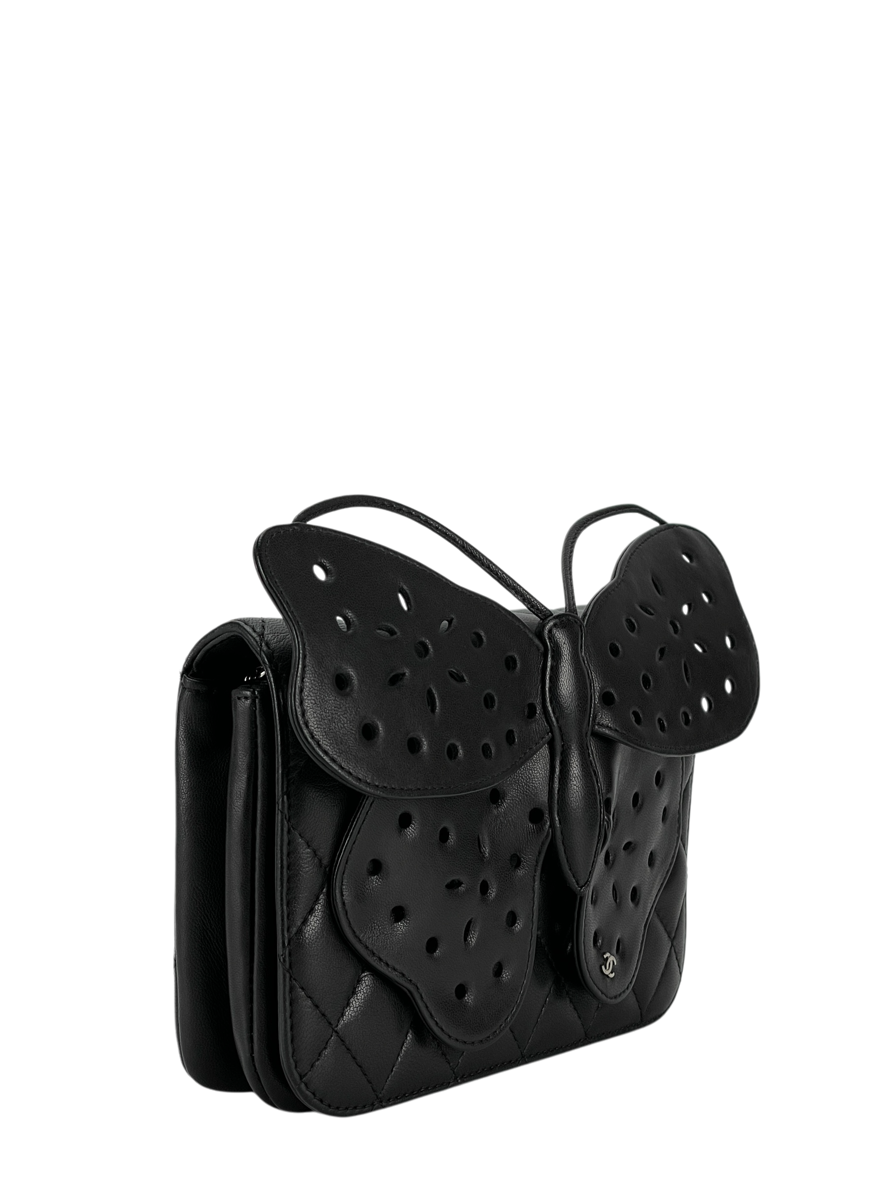 CHANEL - Butterfly Bag Limited Edition Black Lambskin
