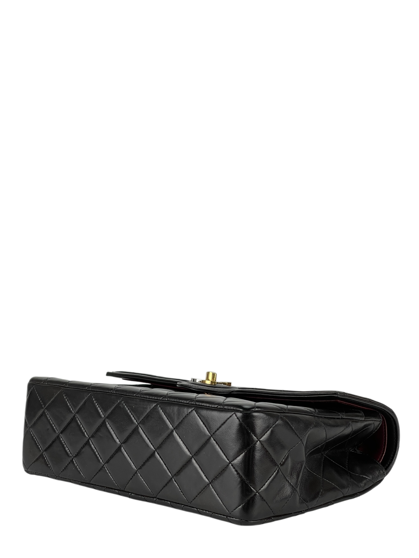 CHANEL - Quilted Medium Paris-Limited Classic Single Flap Black Lambskin