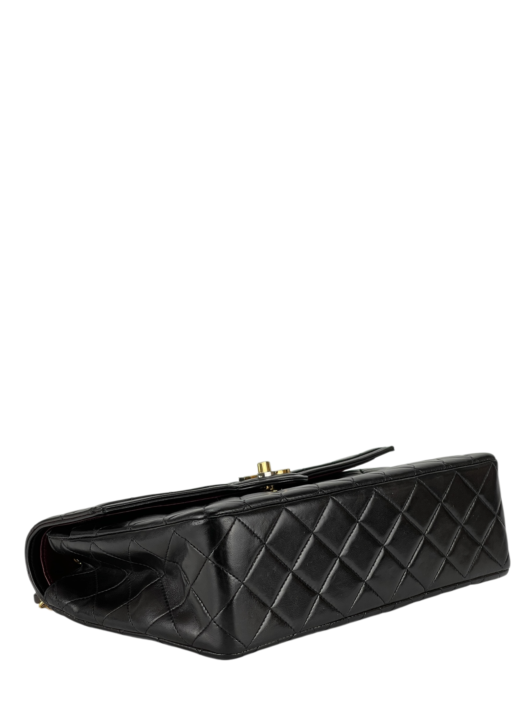 CHANEL - Quilted Medium Paris-Limited Classic Single Flap Black Lambskin