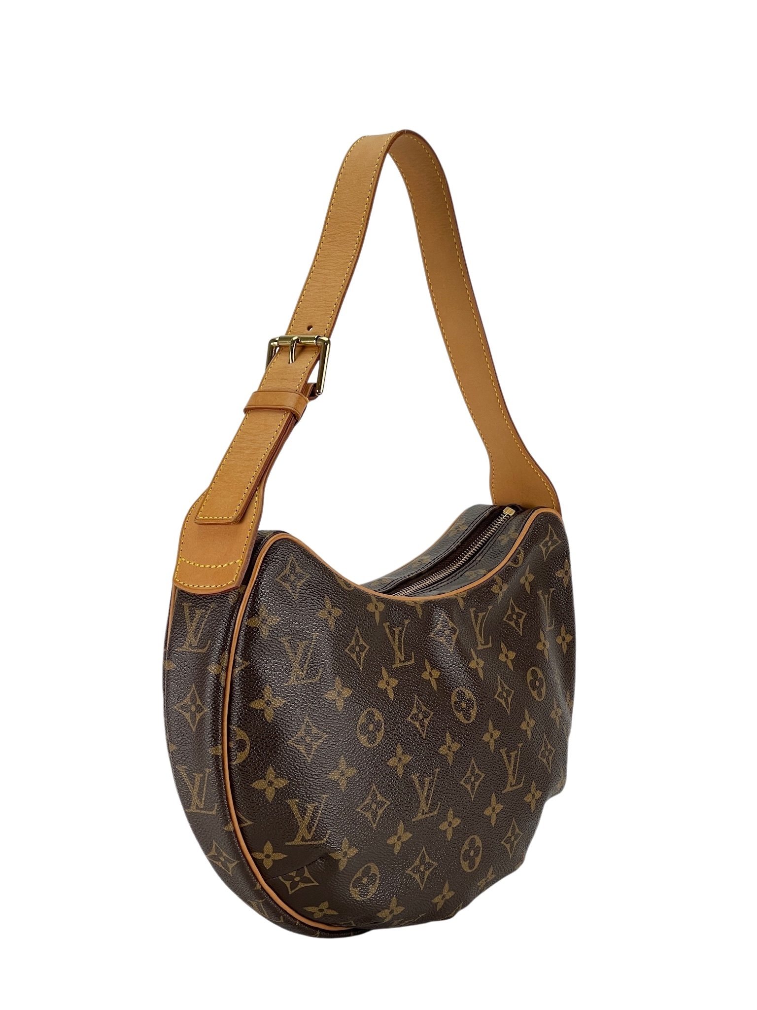 LOUIS VUITTON - Monogram Croissant MM Brown M51512 Shoulder Bag