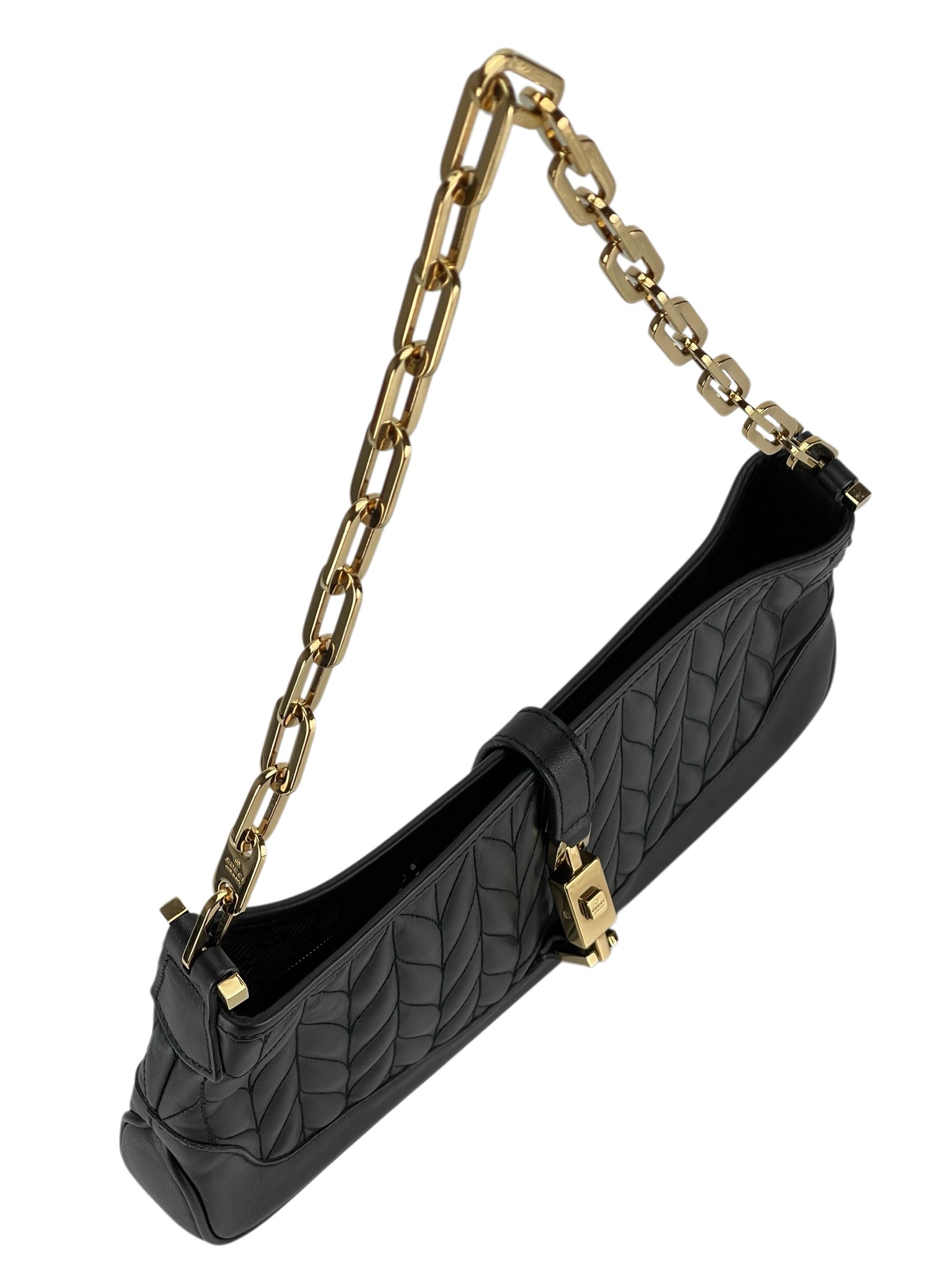 GUCCI - Black Jackie 1961 leather handbag
