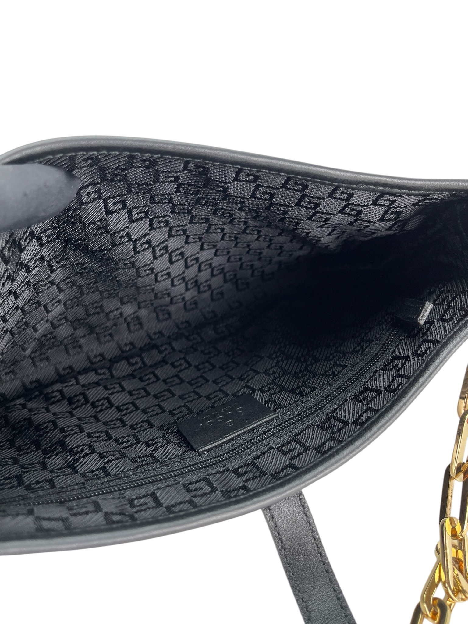 GUCCI - Black Jackie 1961 leather handbag