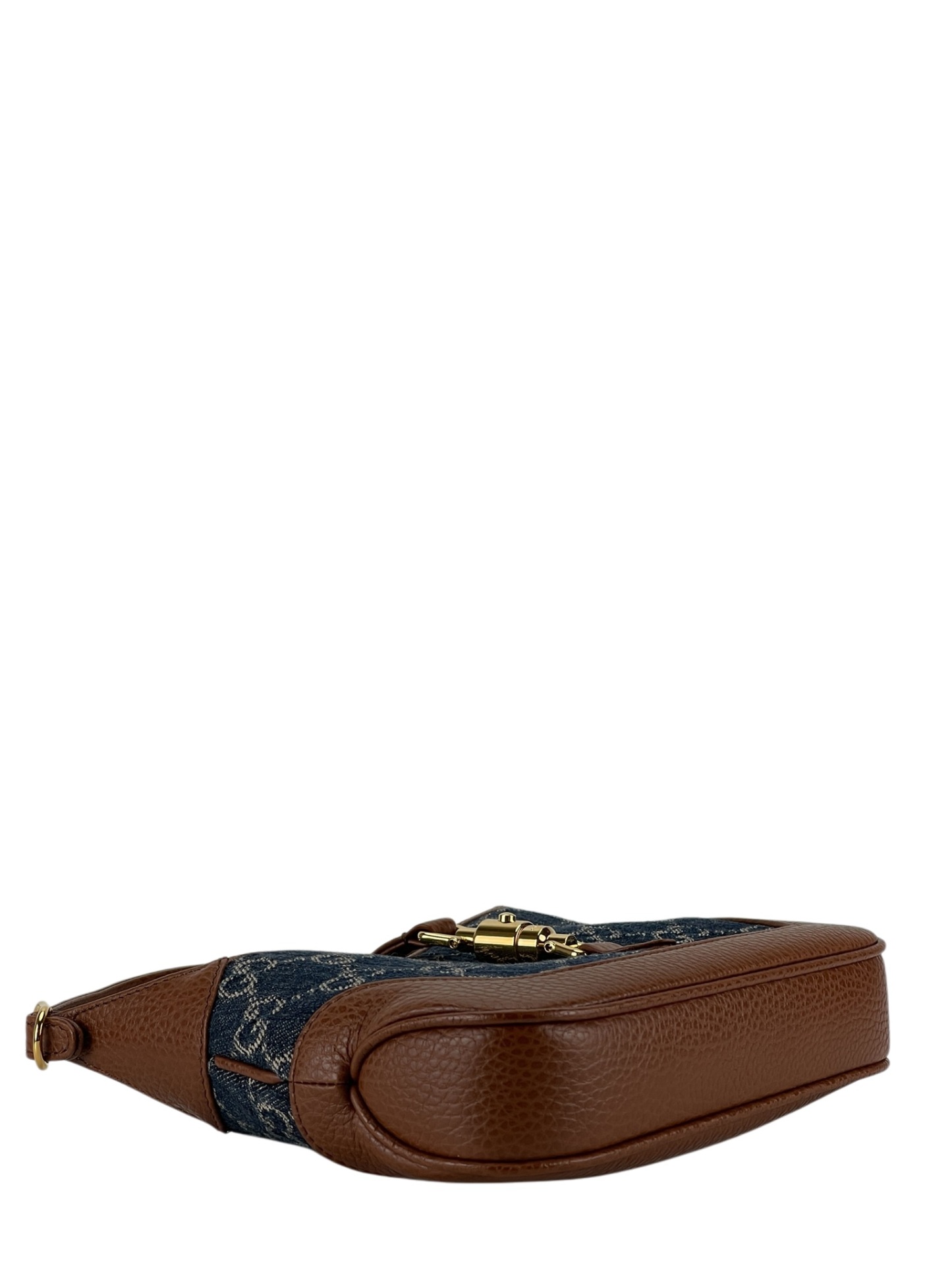 GUCCI - Denim Jackie 1961 leather Shoulder bag