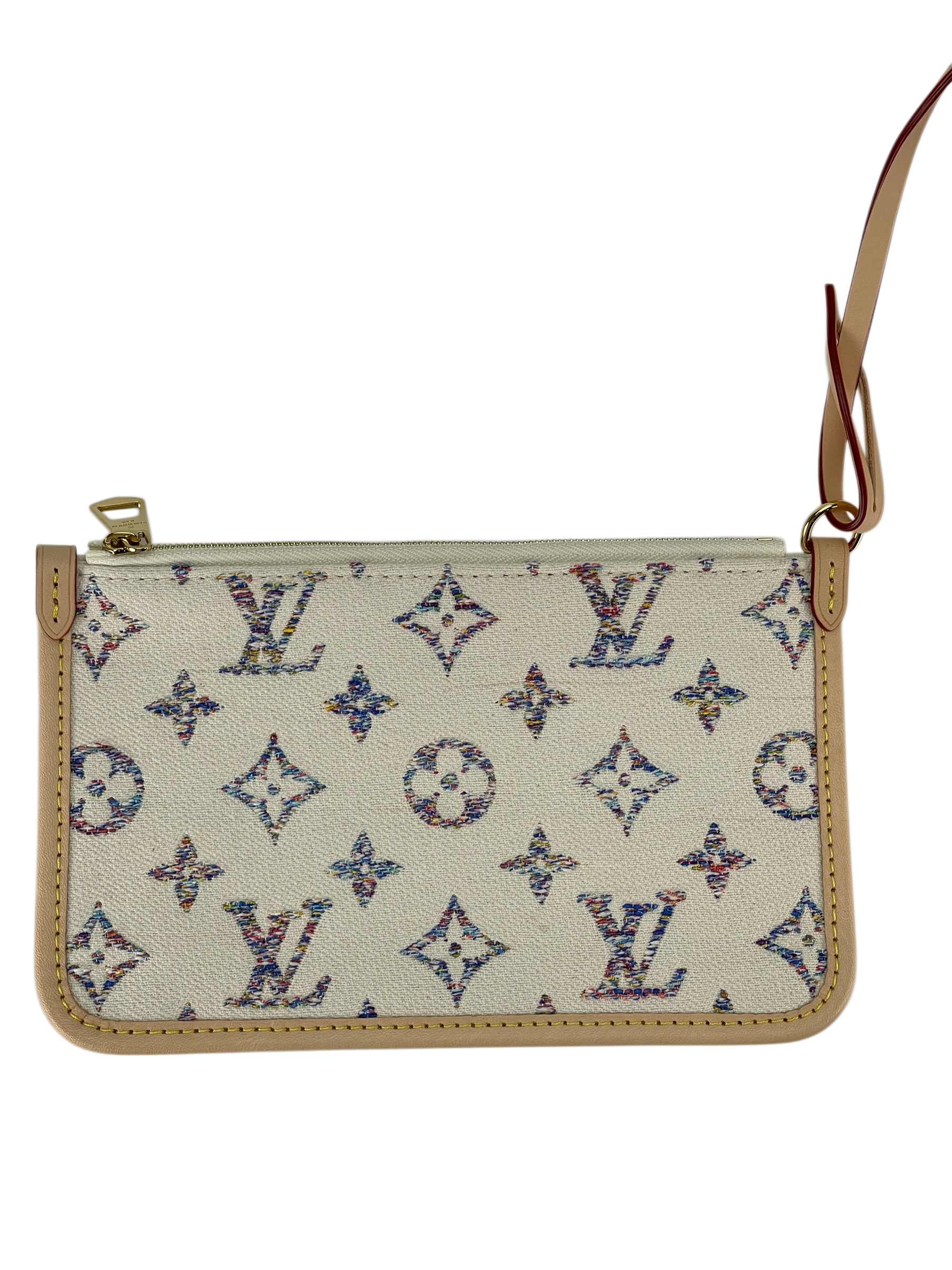 LOUIS VUITTON - Multicolor Beige Monogram jacquard Carryall PM