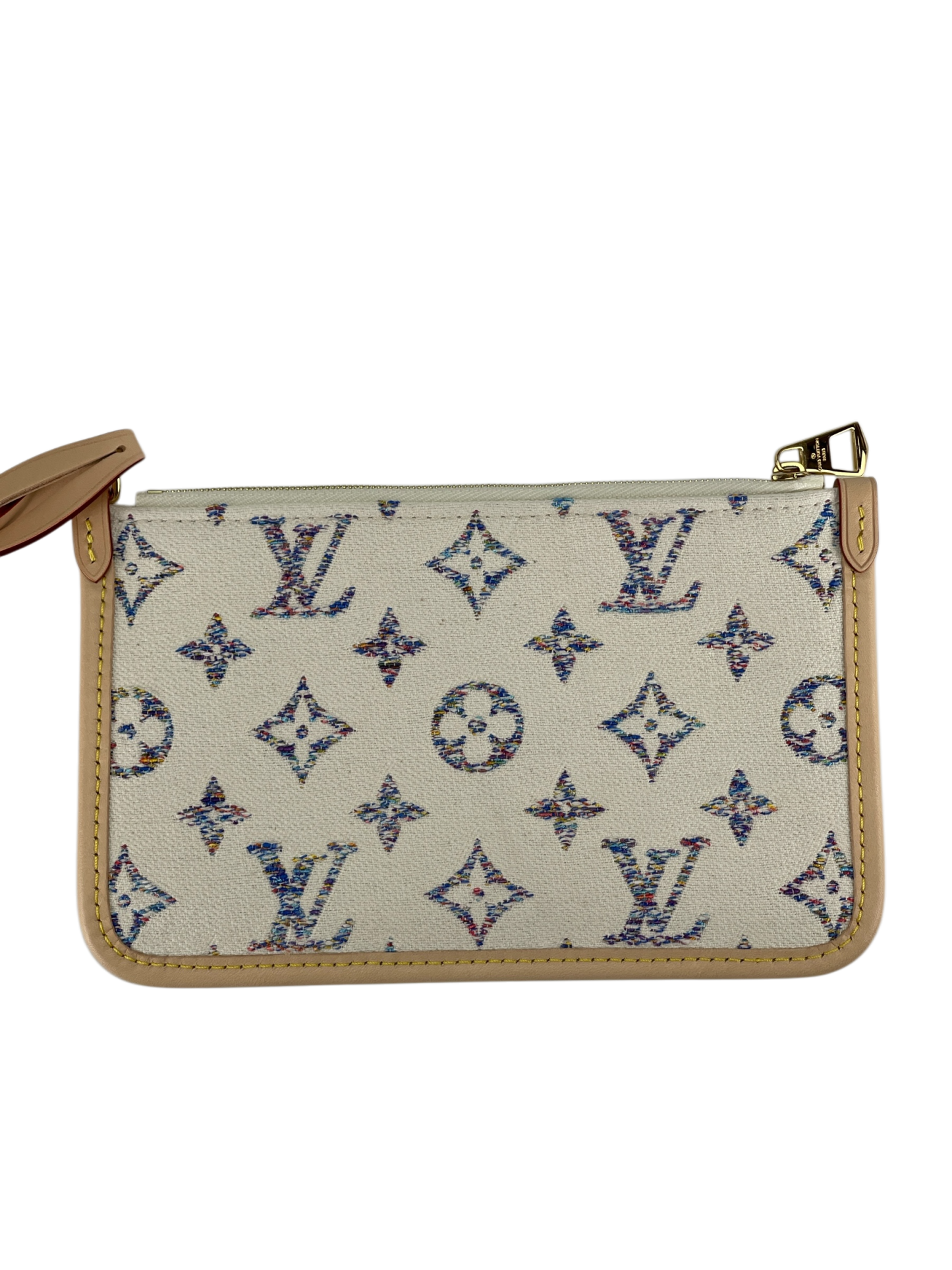 LOUIS VUITTON - Multicolor Beige Monogram jacquard Carryall PM