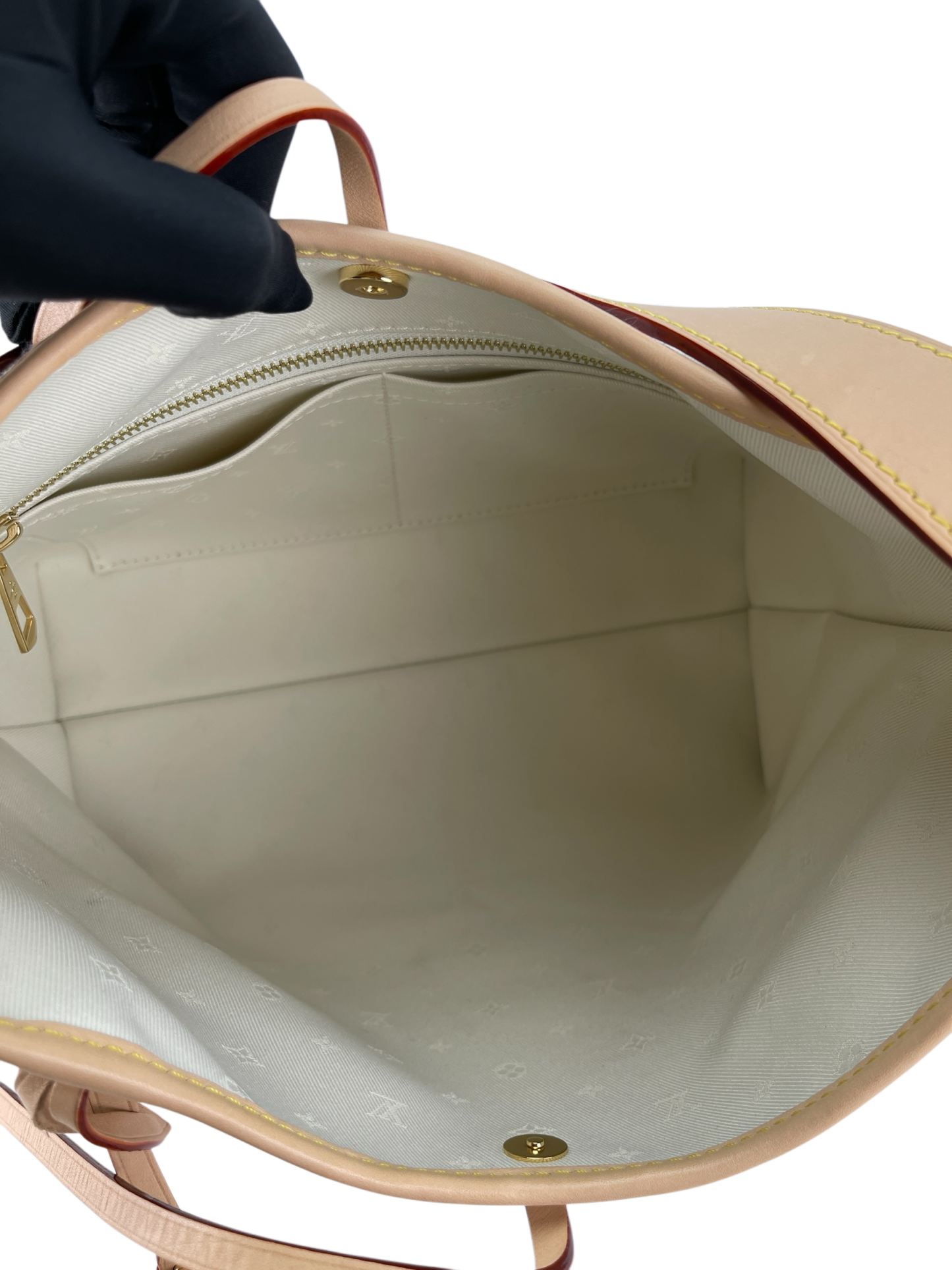 LOUIS VUITTON - Multicolor Beige Monogram jacquard Carryall PM