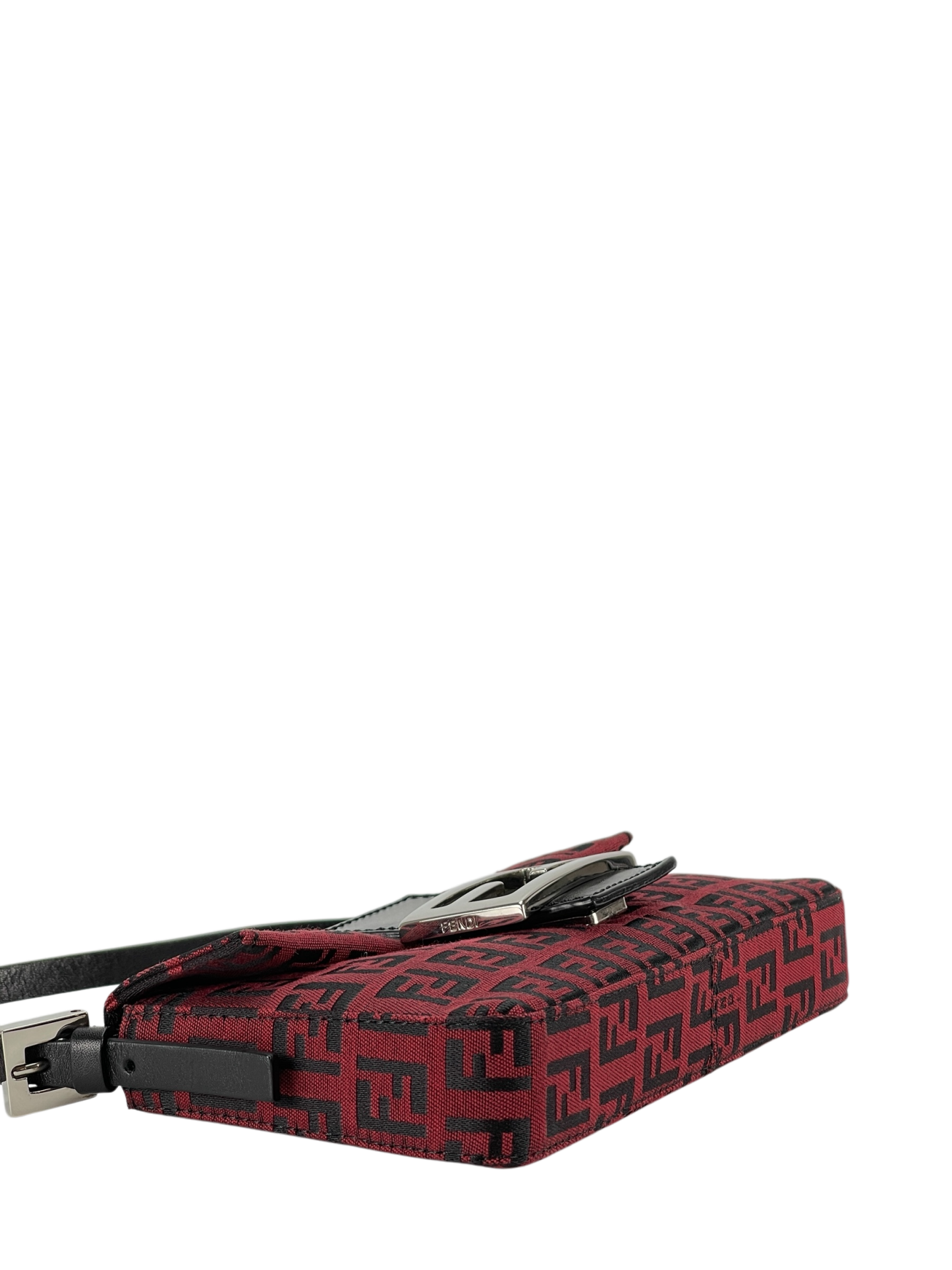 FENDI - Red Zucca Baguette HandBag
