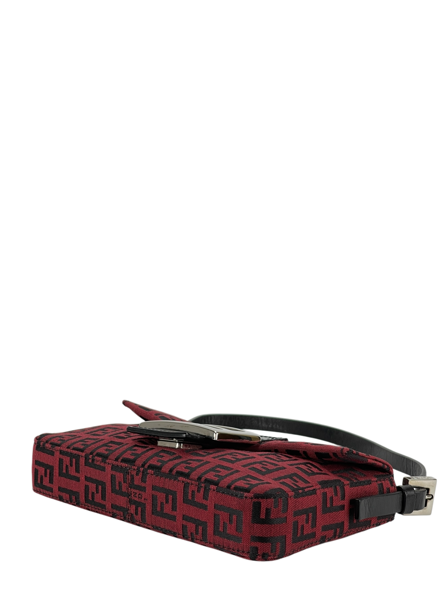 FENDI - Red Zucca Baguette HandBag