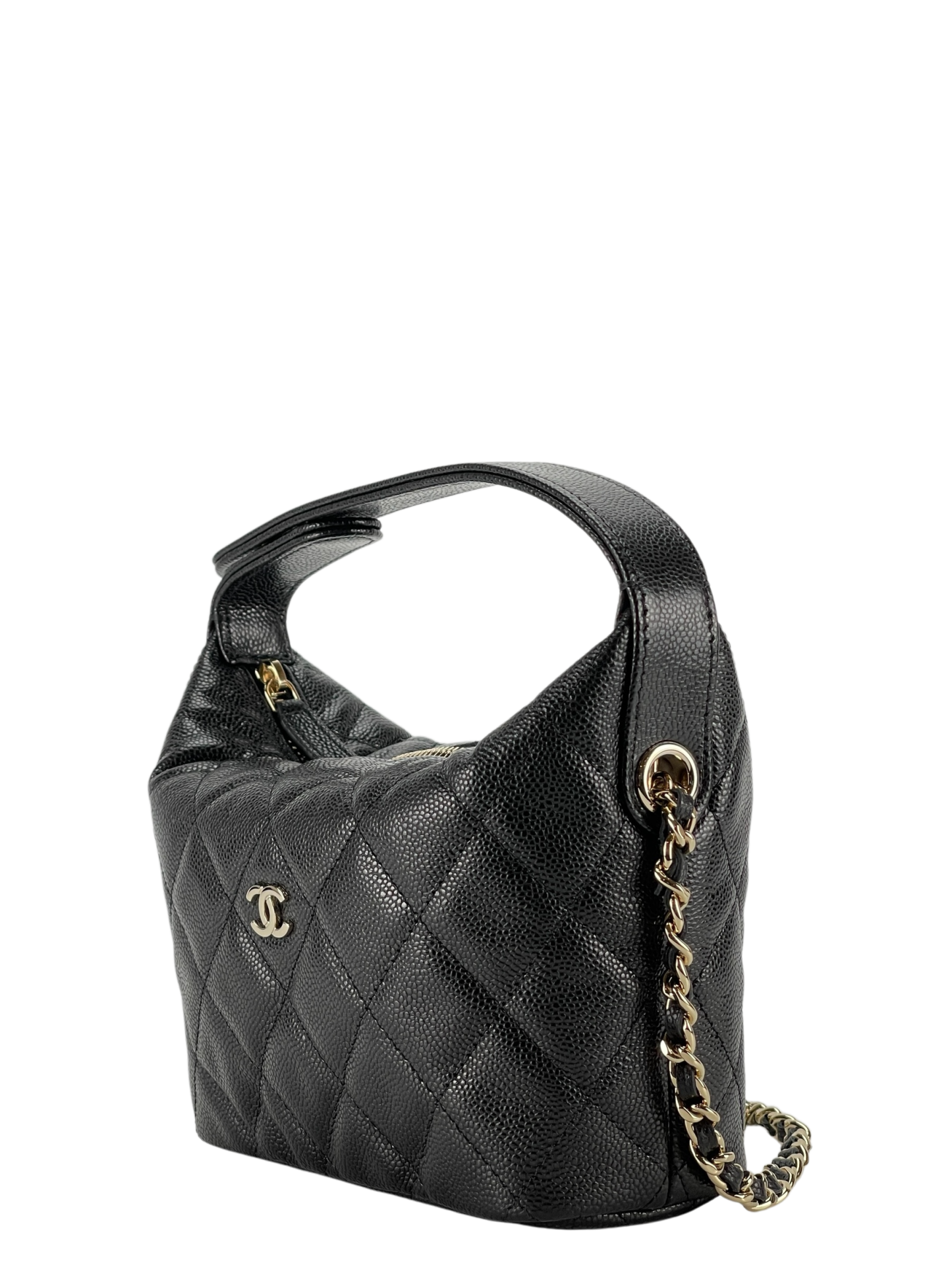 CHANEL - 25C Small Caviar Vanity 2way Bag