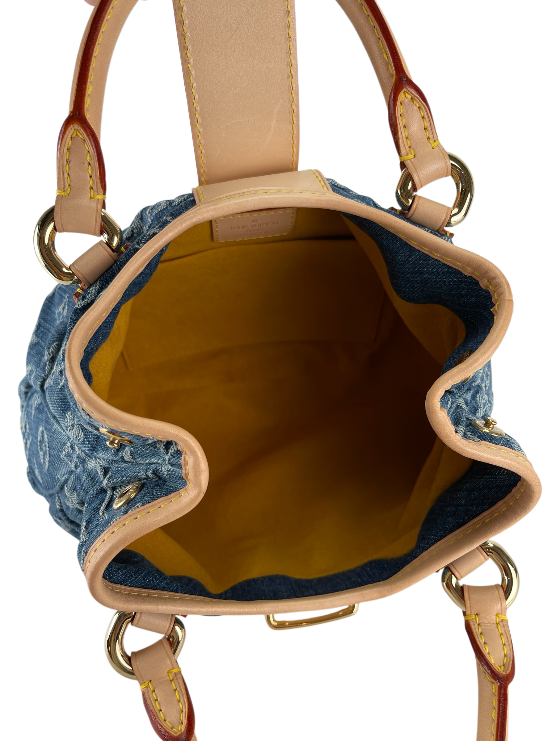 LOUIS VUITTON - Blue monogram Denim Pleaty handbag