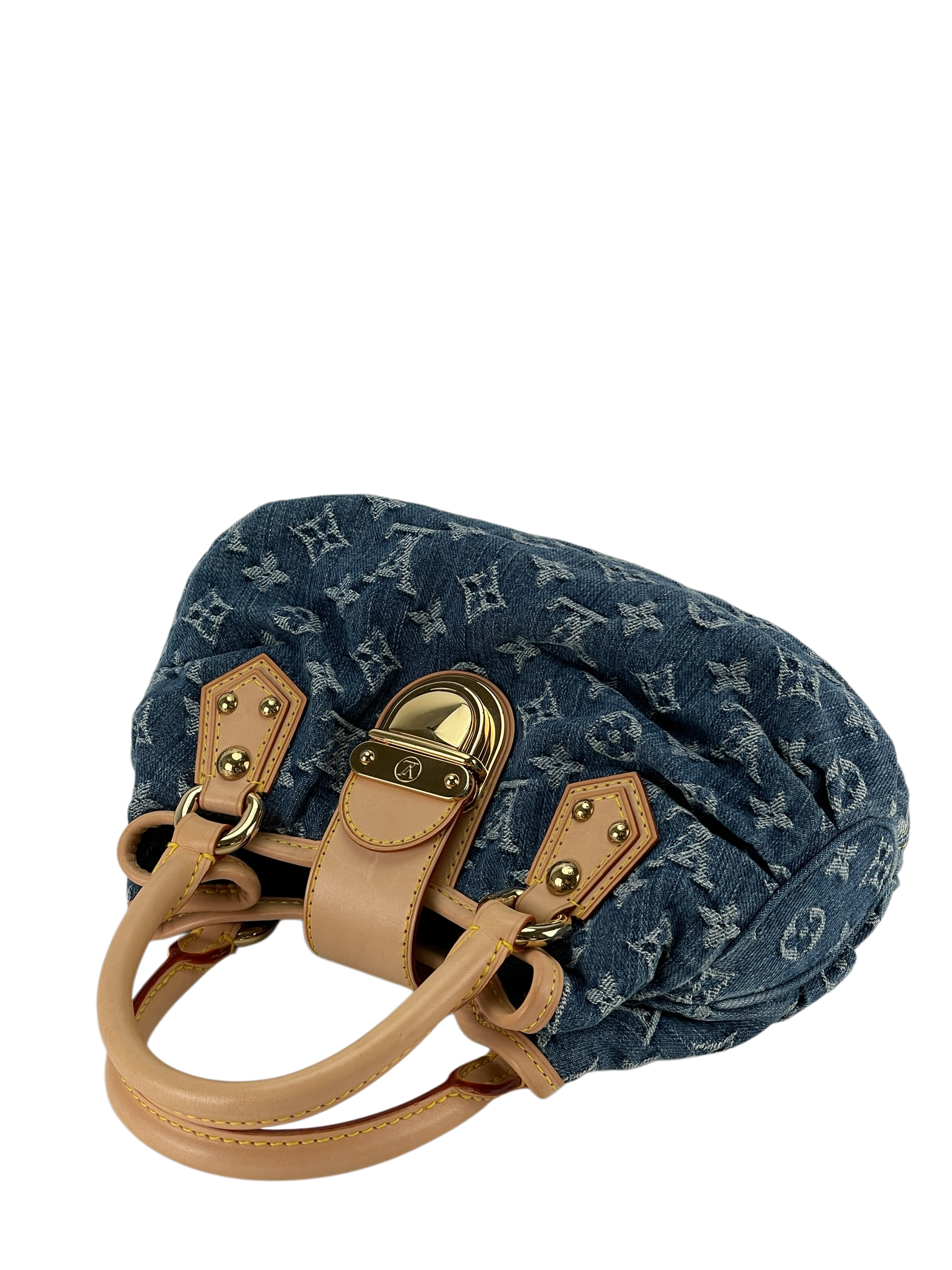 LOUIS VUITTON - Blue monogram Denim Pleaty handbag