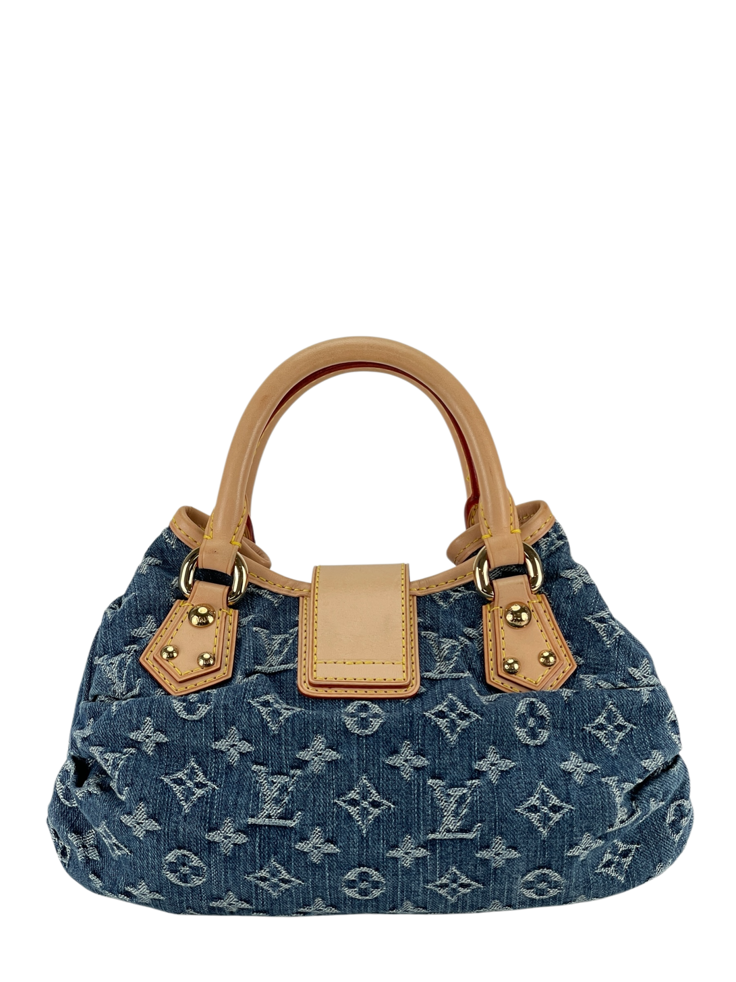 LOUIS VUITTON - Blue monogram Denim Pleaty handbag