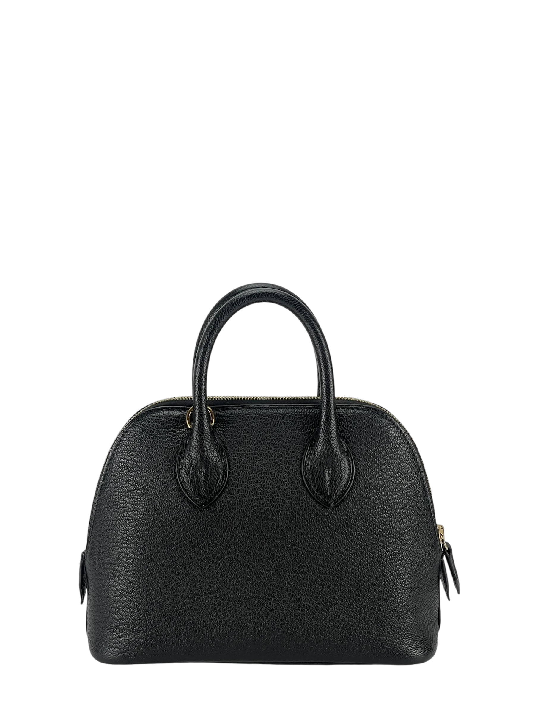 HERMES - Mini Bolide 1923 Black Chevre Chamkila Gold Hardware