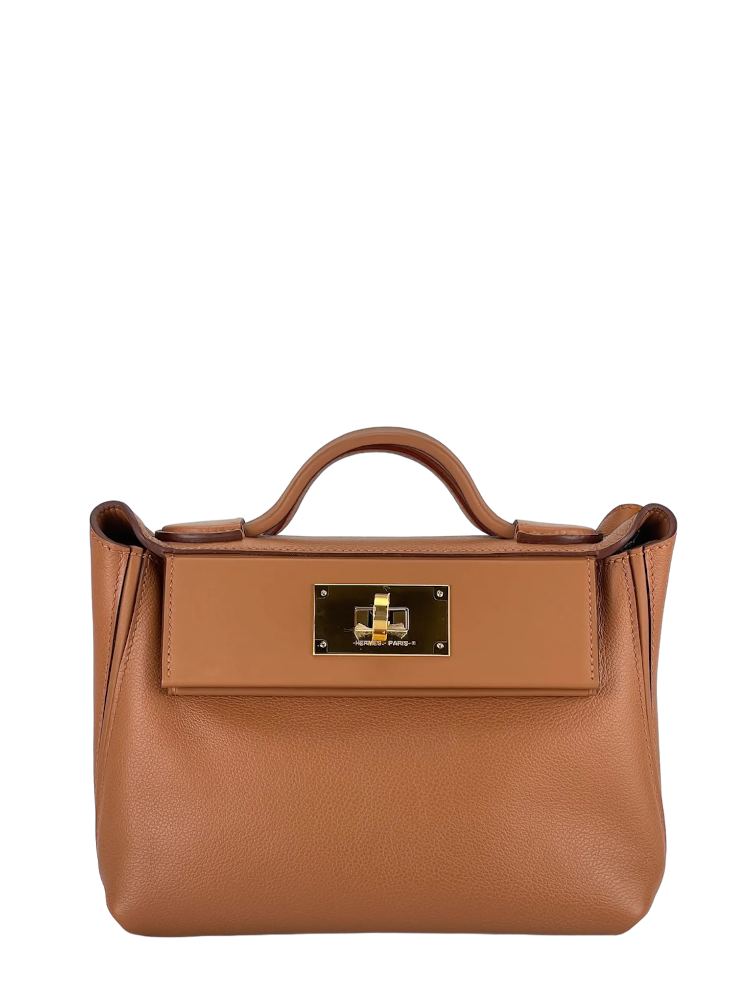 HERMES - 2424 Mini Gold Swift Gold Hardware – Camellia Vintage Tokyo