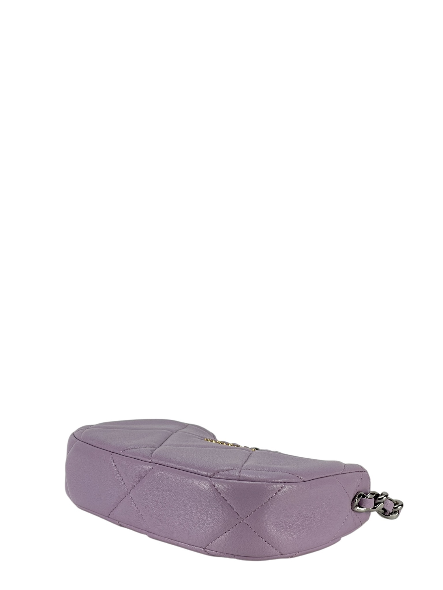CHANEL - Purple Small 19 Hobo Chain Shoulder Bag
