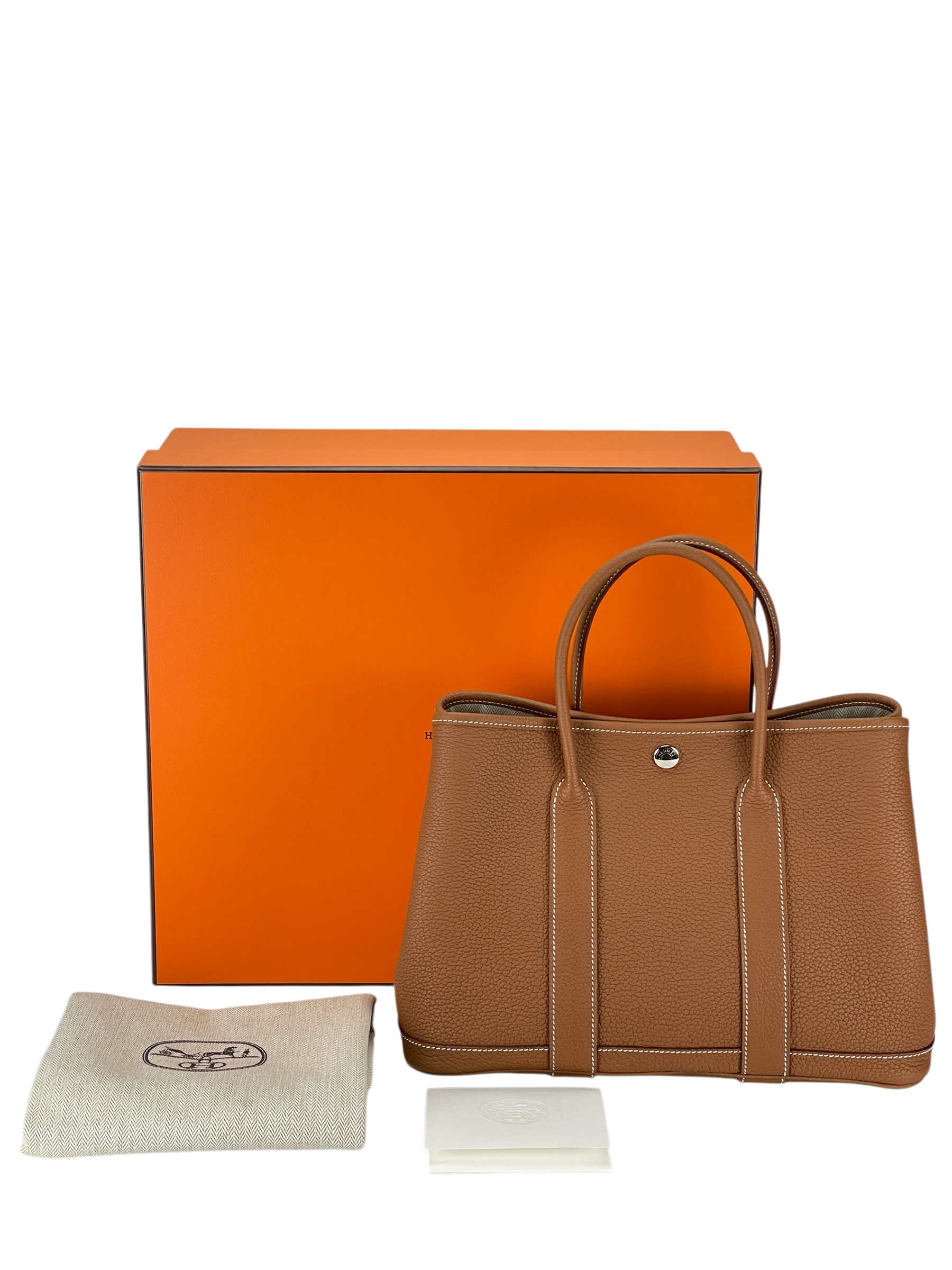 HERMES - Gold Negonda Garden Party TPM 30