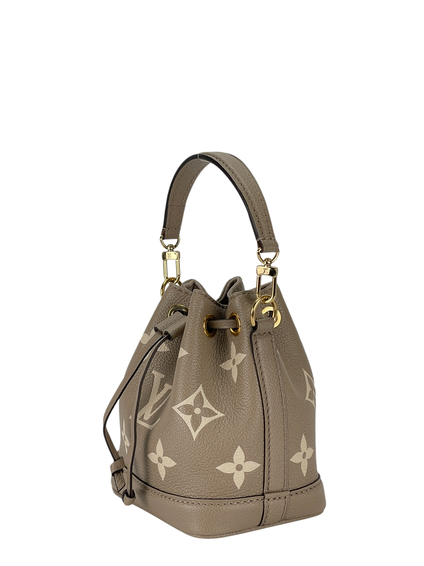 LOUIS VUITTON - Grey Nano Noe Two-tone Monogram 2way Bag M46291