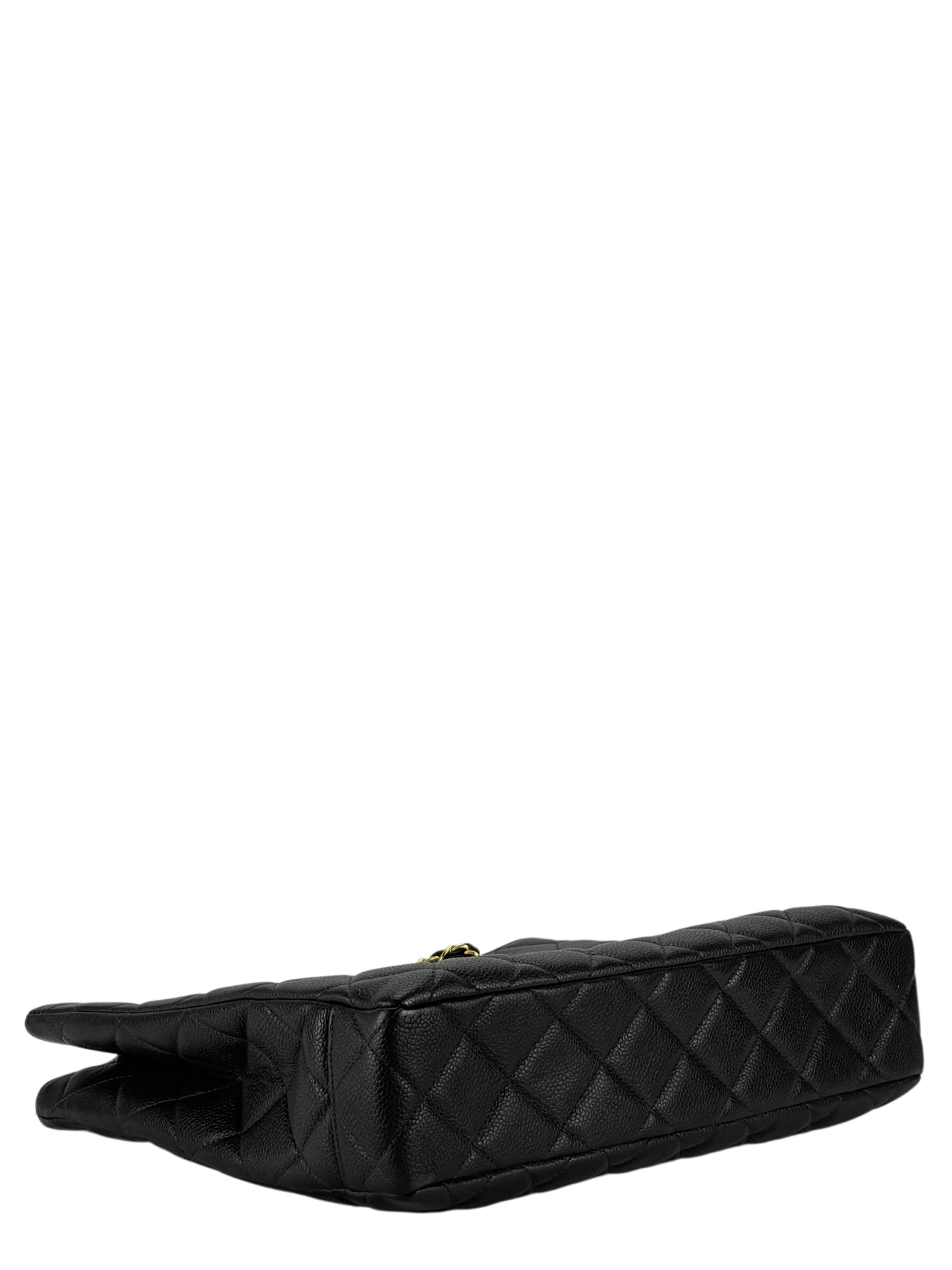 CHANEL - Black Cavair Classic CC Shopping leather handbag