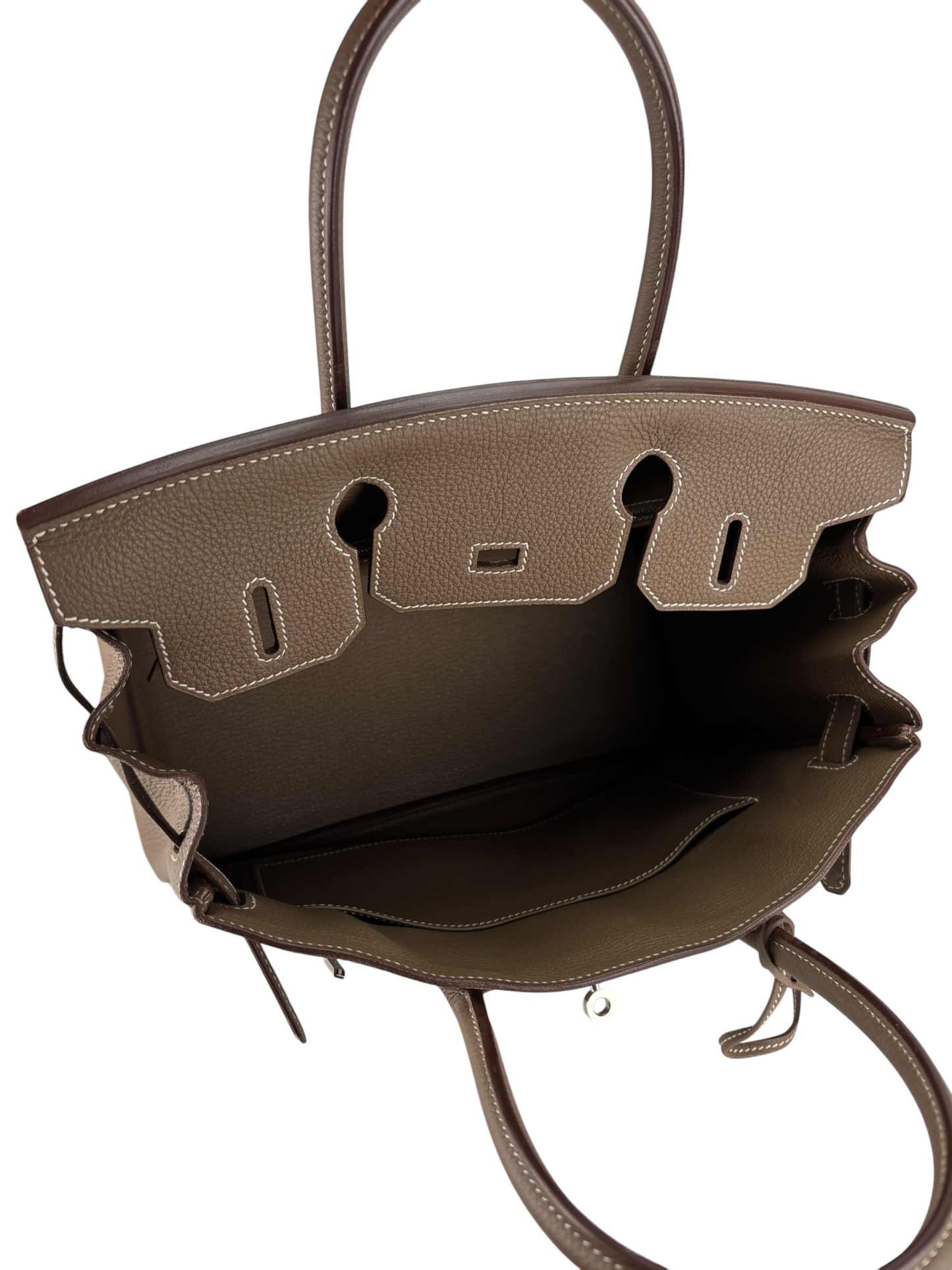 HERMES - Etoupe TC Palladium Hardware Birkin 30