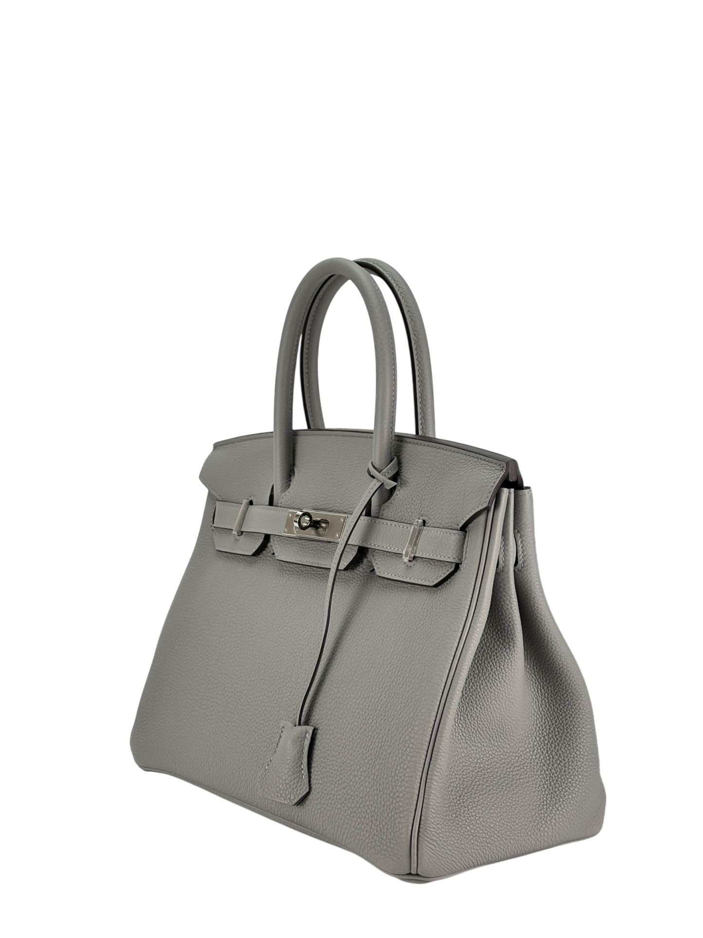 HERMES - Birkin 30 Gris Mouette Togo Palladium Hardware