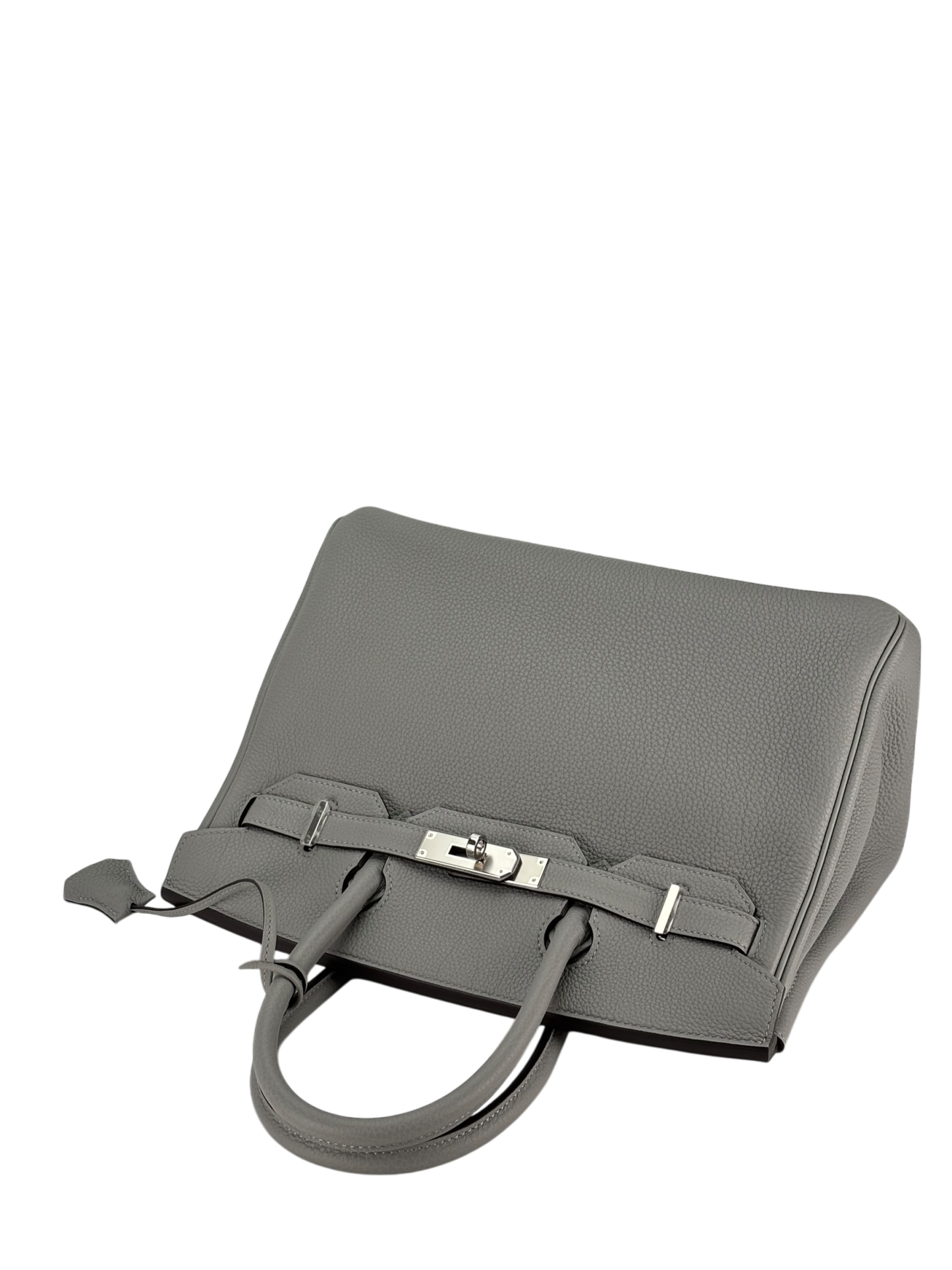 HERMES - Birkin 30 Gris Mouette Togo Palladium Hardware