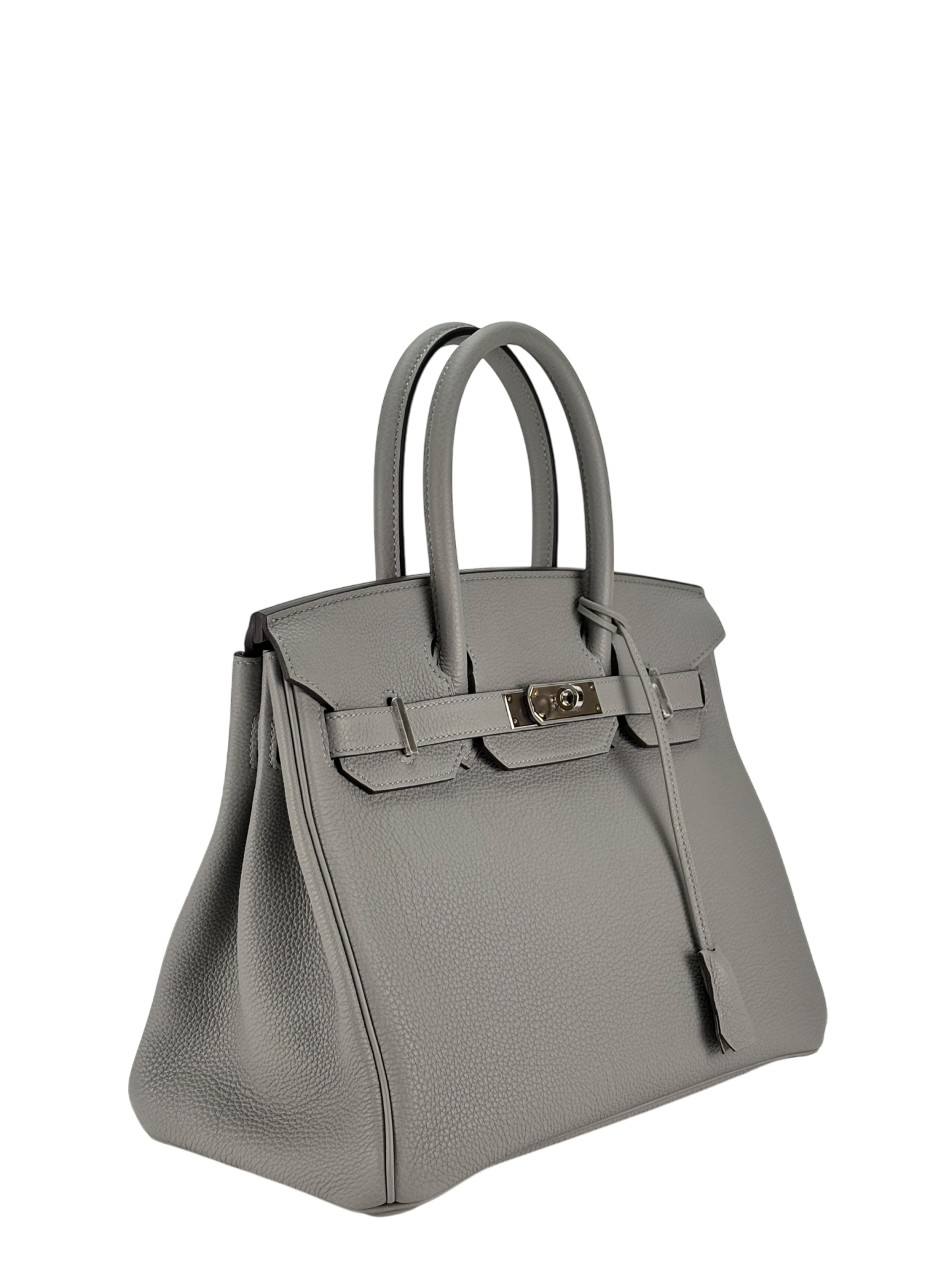 HERMES - Birkin 30 Gris Mouette Togo Palladium Hardware