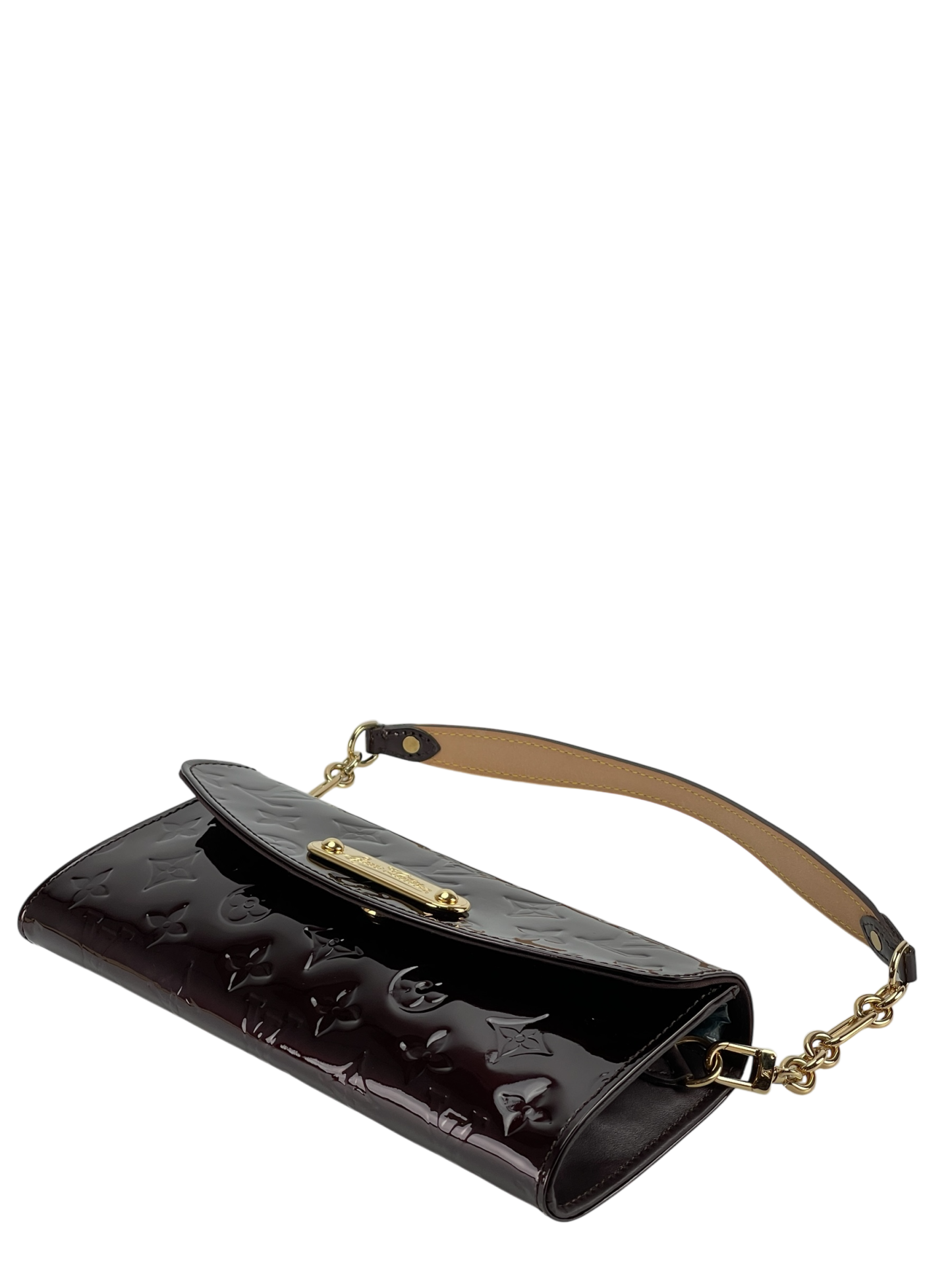 LOUIS VUITTON - Amarante Monogram Vernis Sunset Boulevard Bag