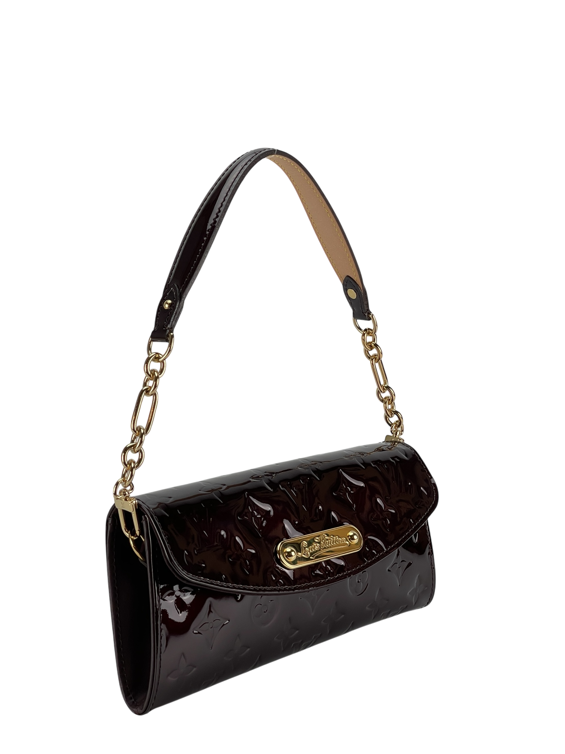 LOUIS VUITTON - Amarante Monogram Vernis Sunset Boulevard Bag
