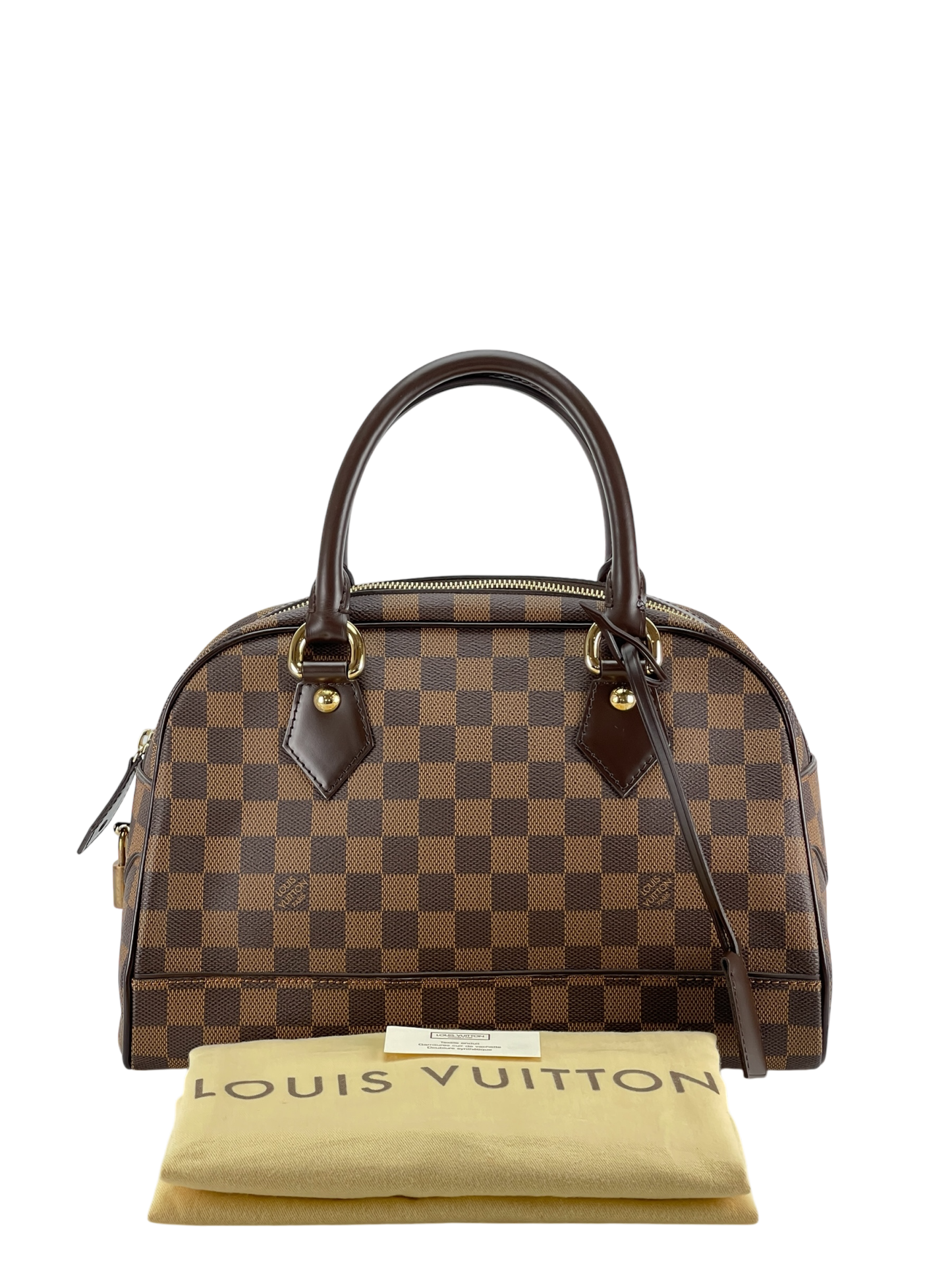 LOUIS VUITTON - Brown Damier Duomo Handbag