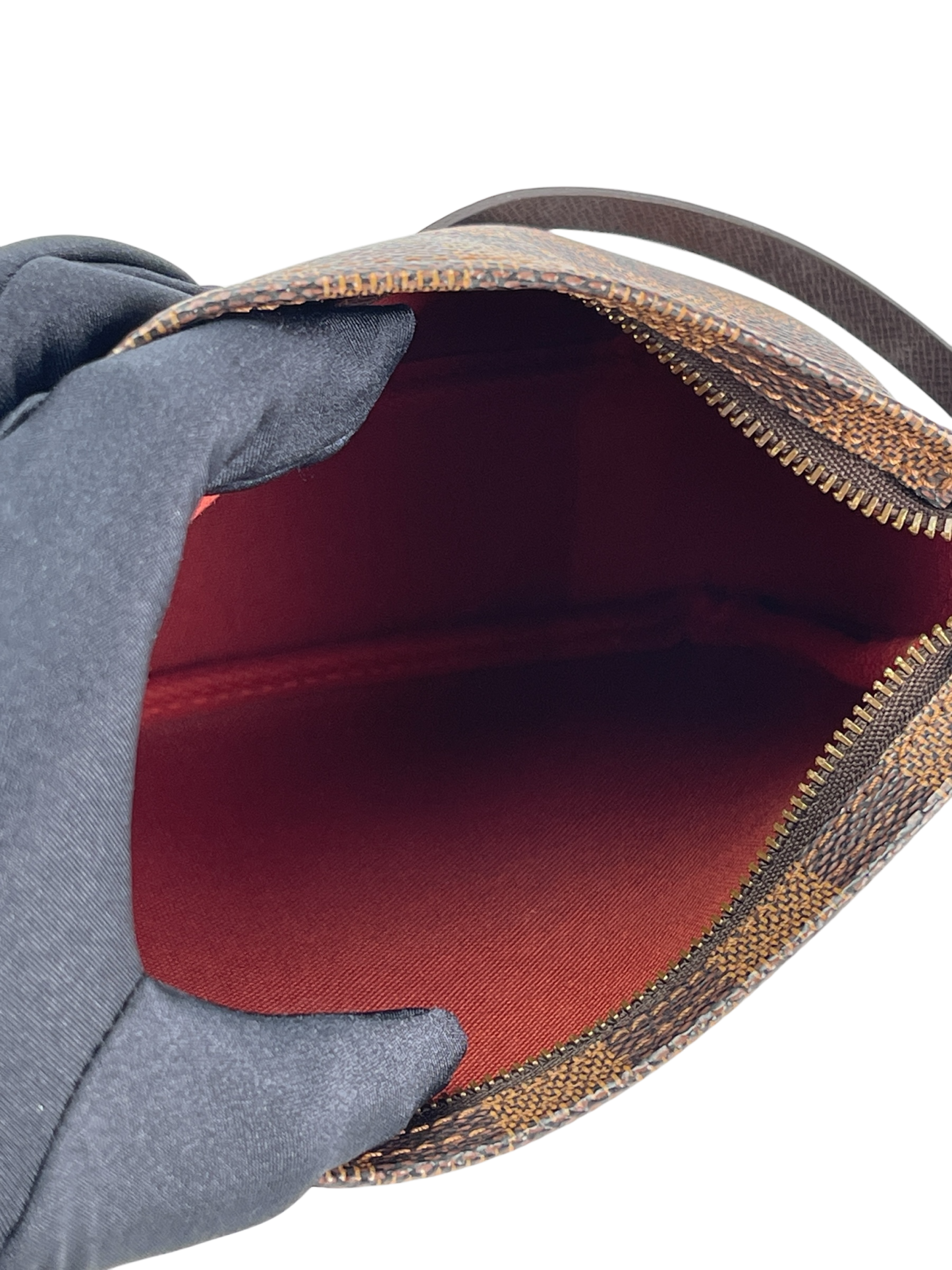 LOUIS VUITTON - Brown Damier Pochette HandBag