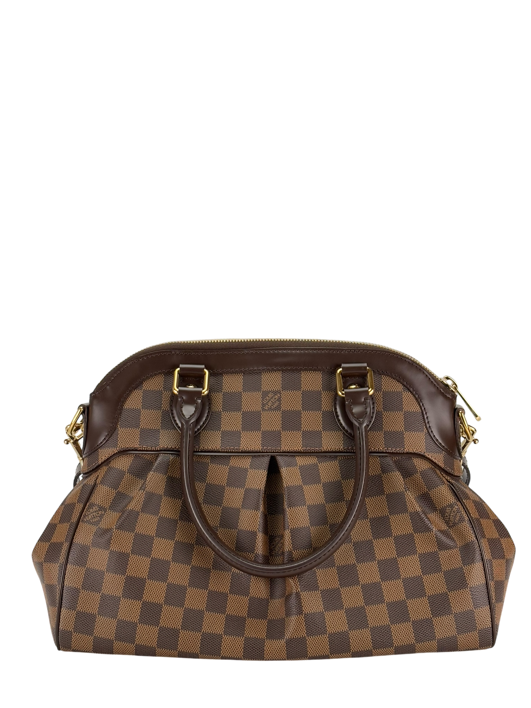 LOUIS VUITTON - Brown Damier Ebene Trevi PM Shoulder Bag