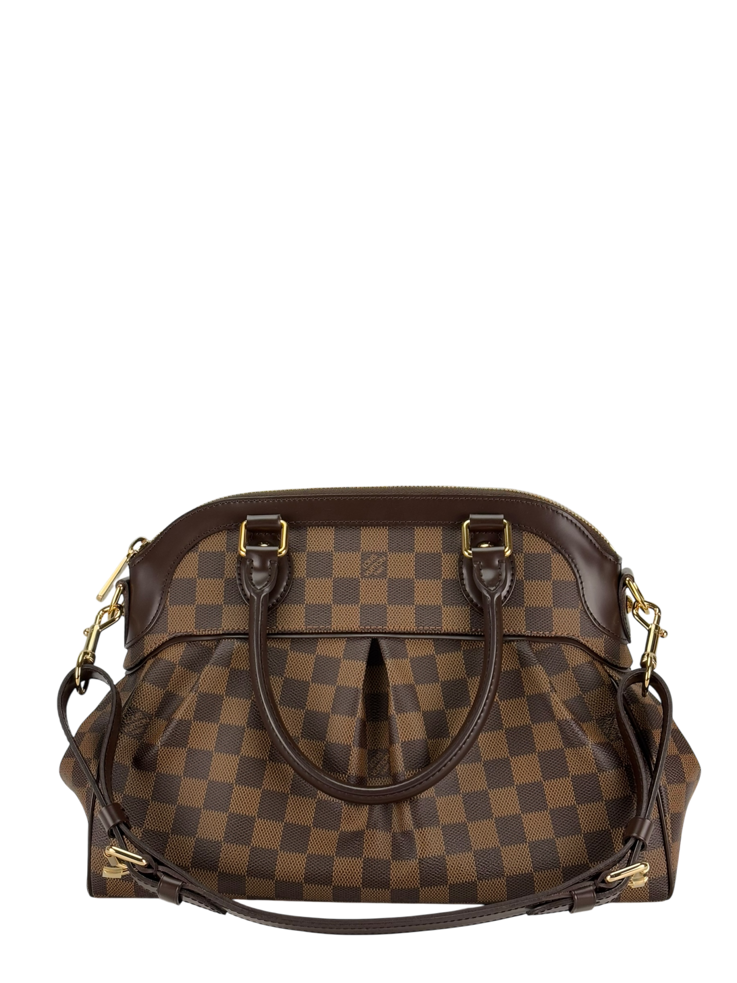 LOUIS VUITTON - Brown Damier Ebene Trevi PM Shoulder Bag