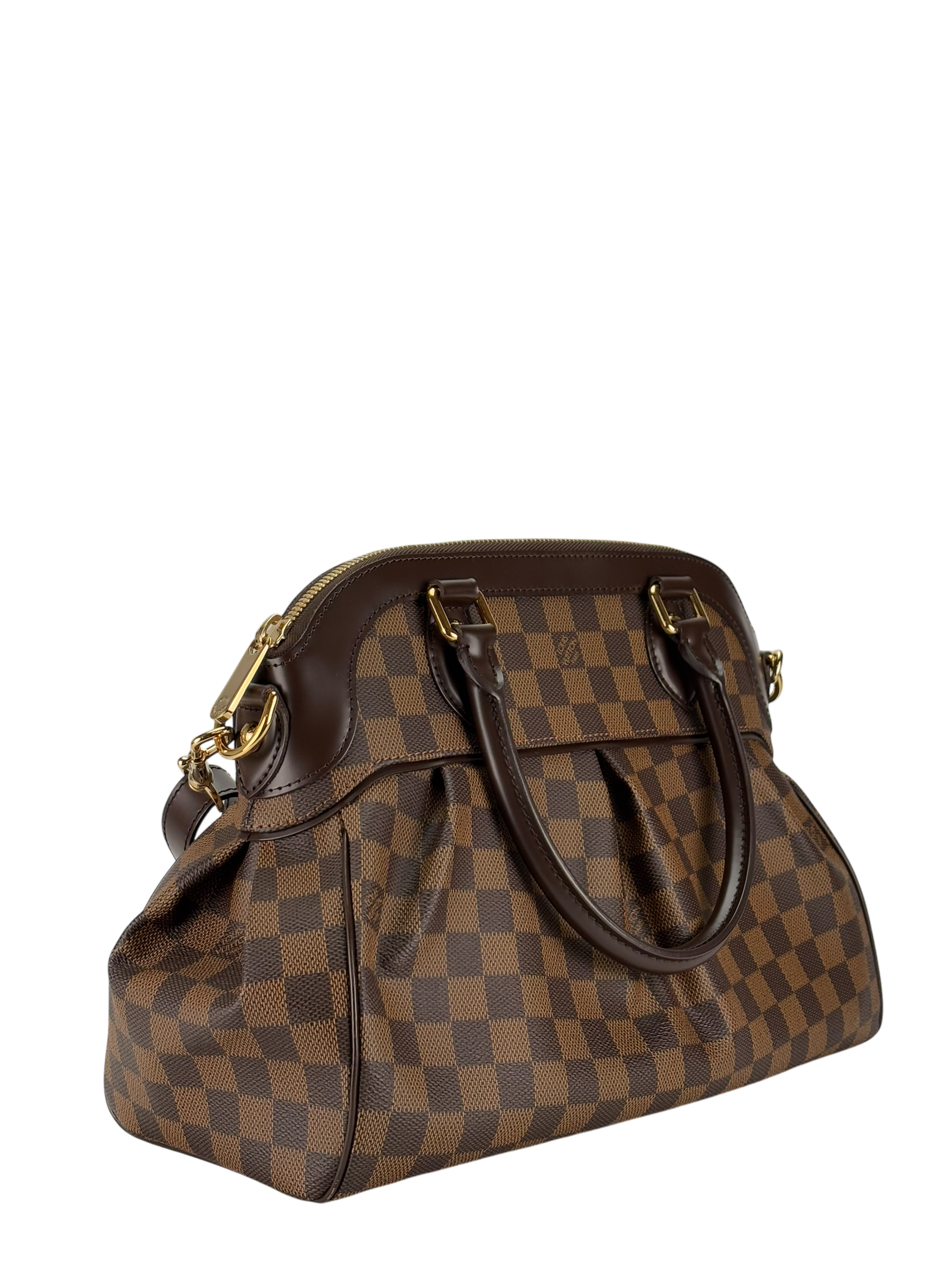 LOUIS VUITTON - Brown Damier Ebene Trevi PM Shoulder Bag