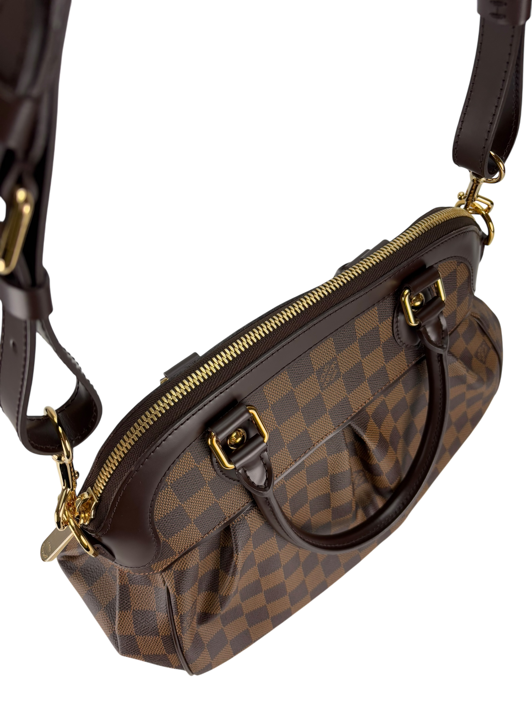 LOUIS VUITTON - Brown Damier Ebene Trevi PM Shoulder Bag