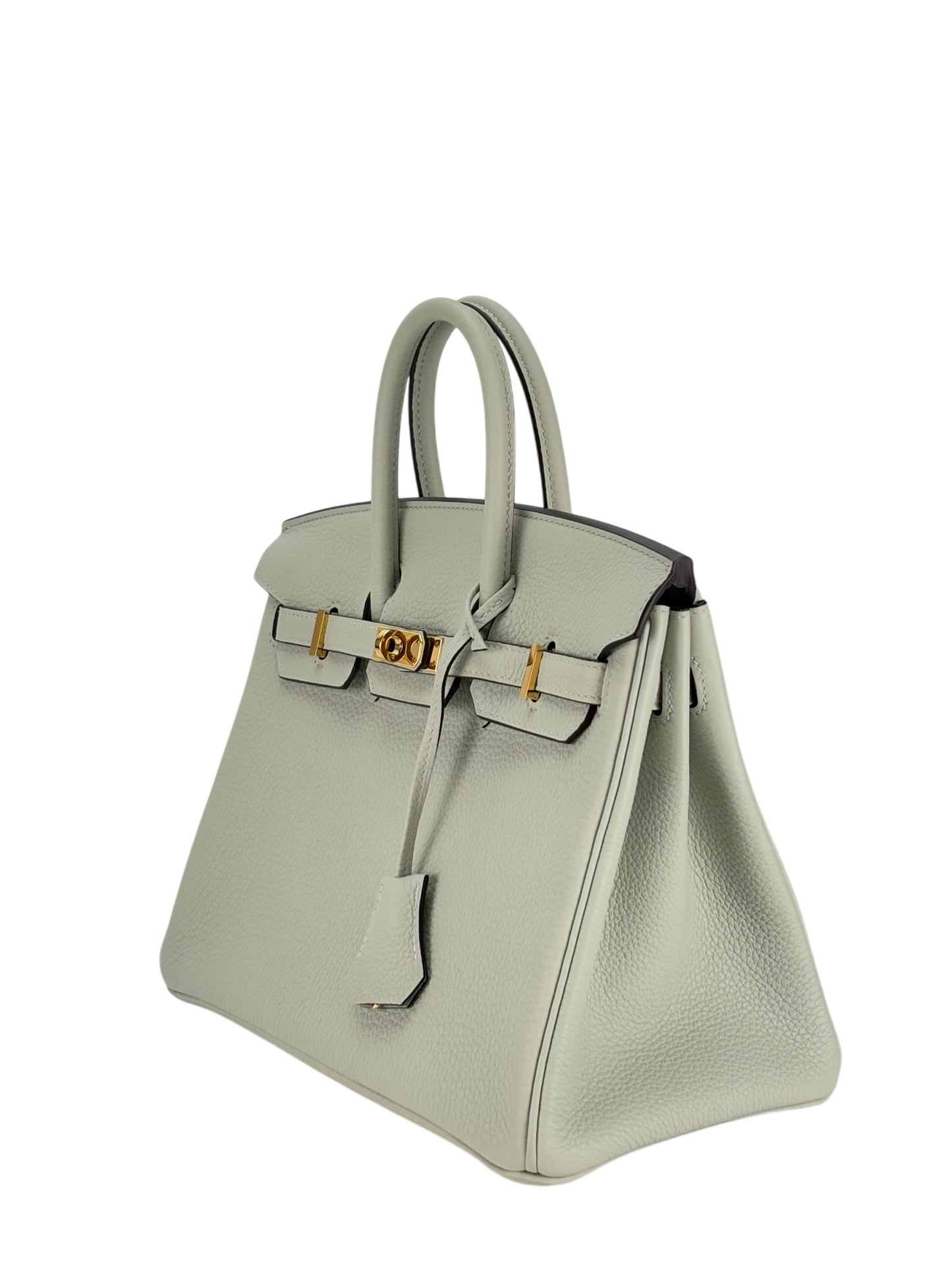 HERMES - Birkin 25 Gris Neve Togo Gold Hardware