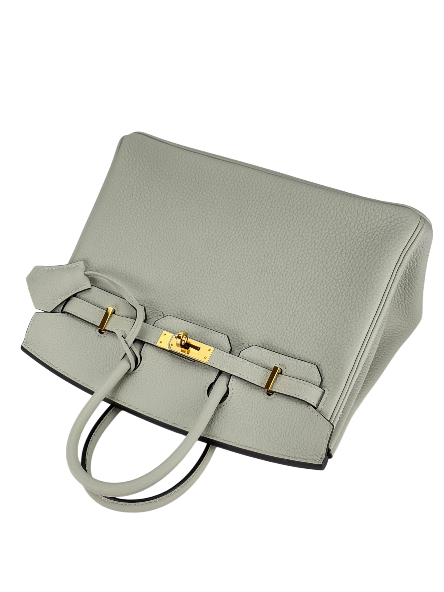 HERMES - Birkin 25 Gris Neve Togo Gold Hardware