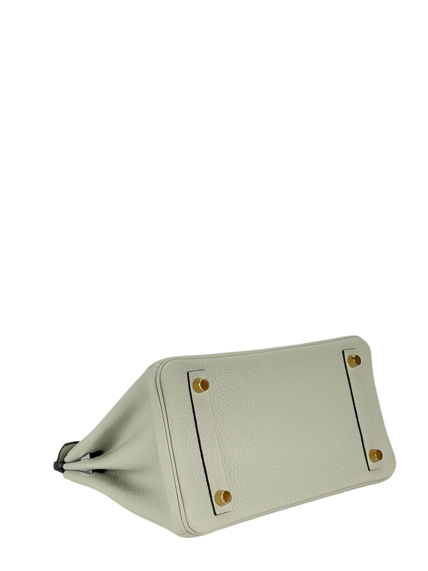 HERMES - Birkin 25 Gris Neve Togo Gold Hardware