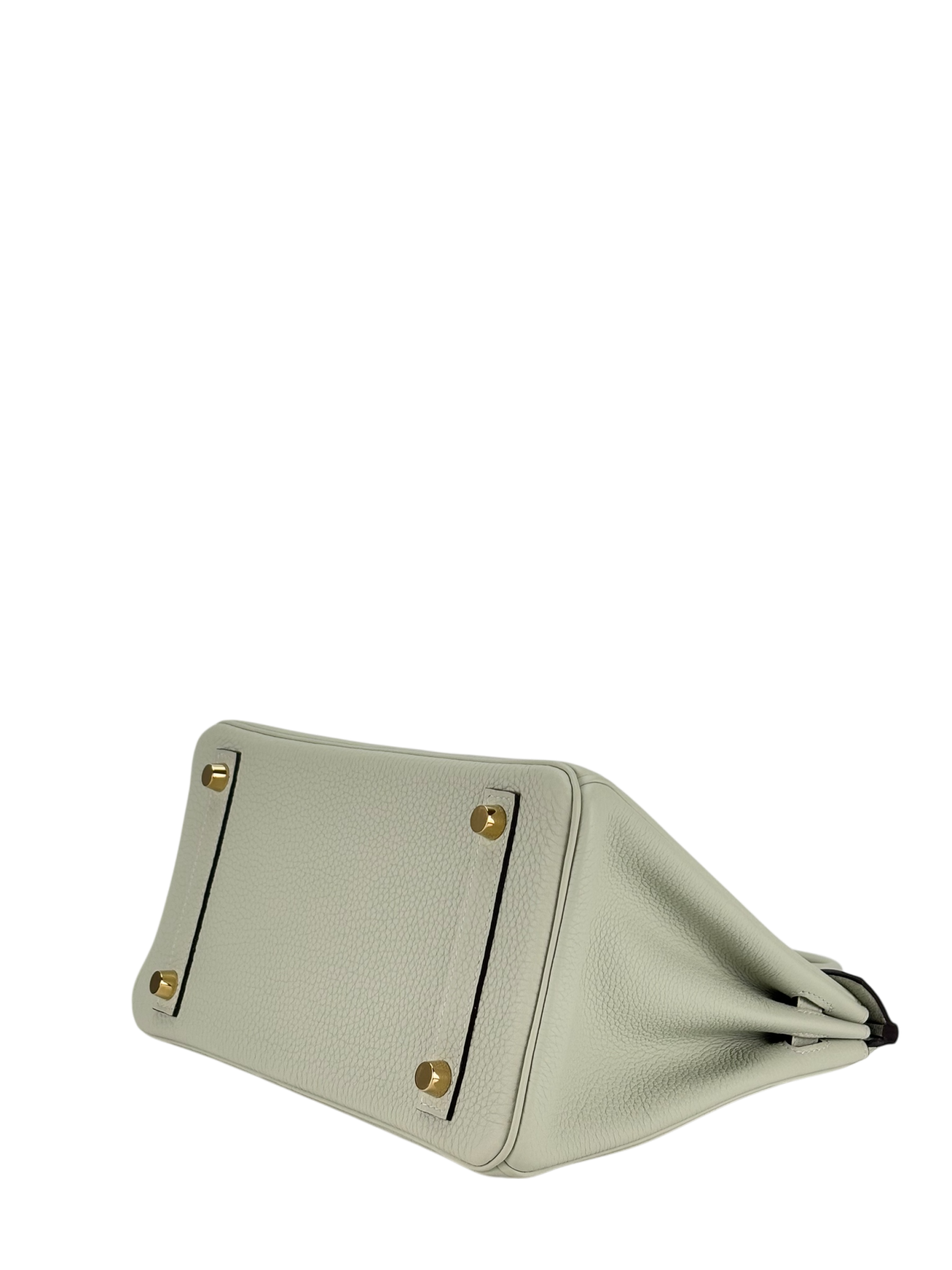 HERMES - Birkin 25 Gris Neve Togo Gold Hardware