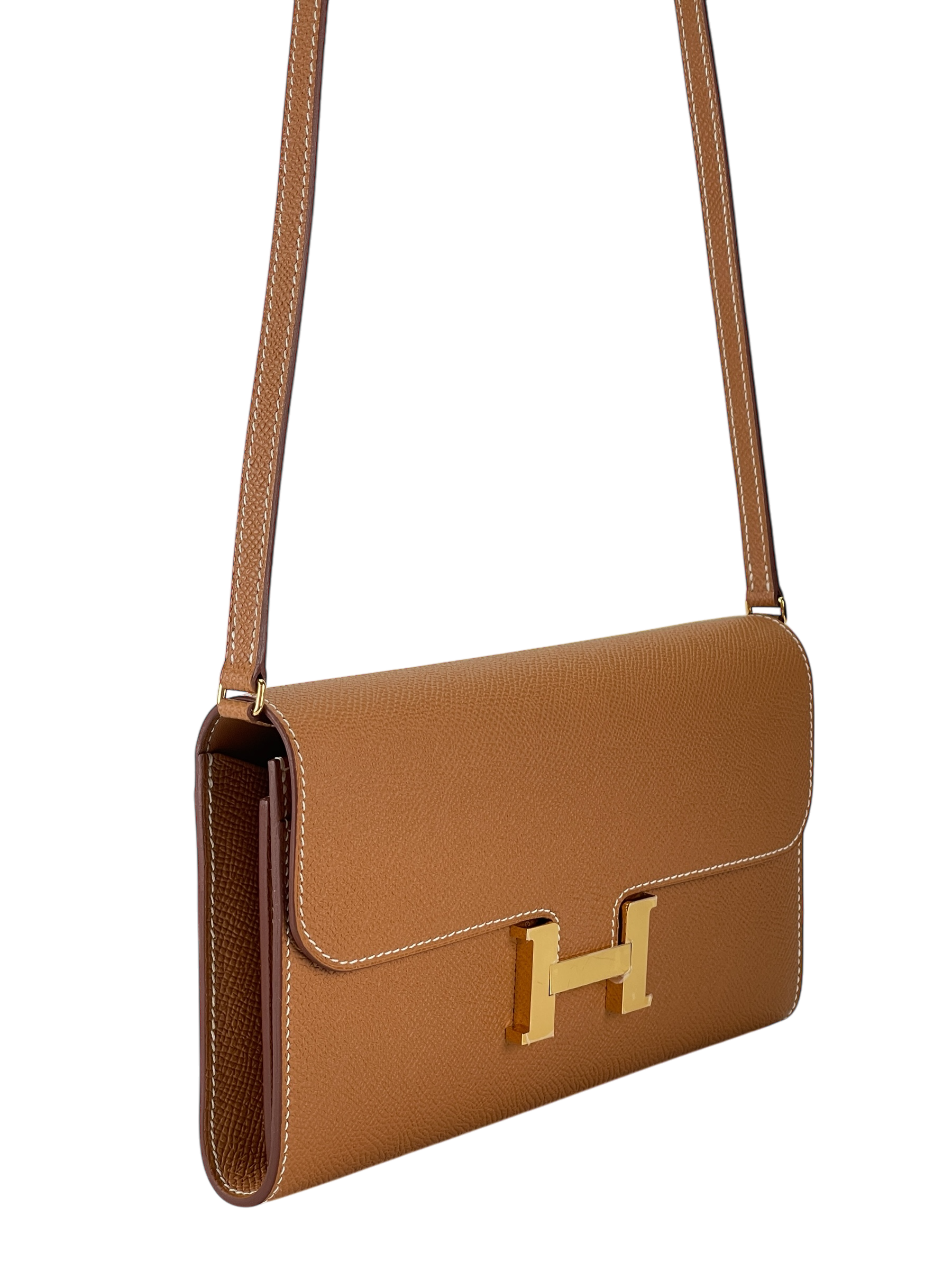 HERMES - Constance Elan 24 Gold Epsom Gold Hardware