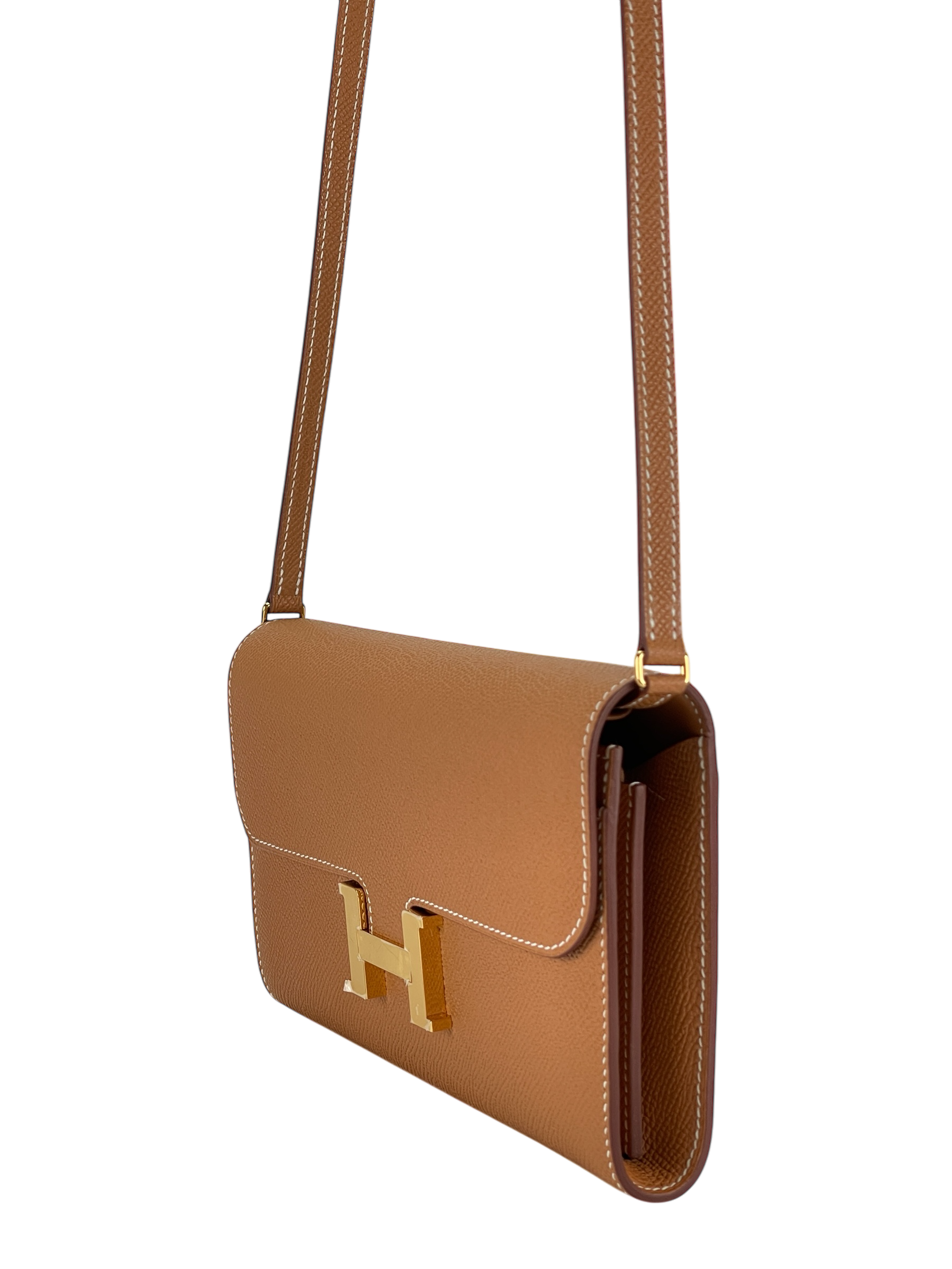 HERMES - Constance Elan 24 Gold Epsom Gold Hardware