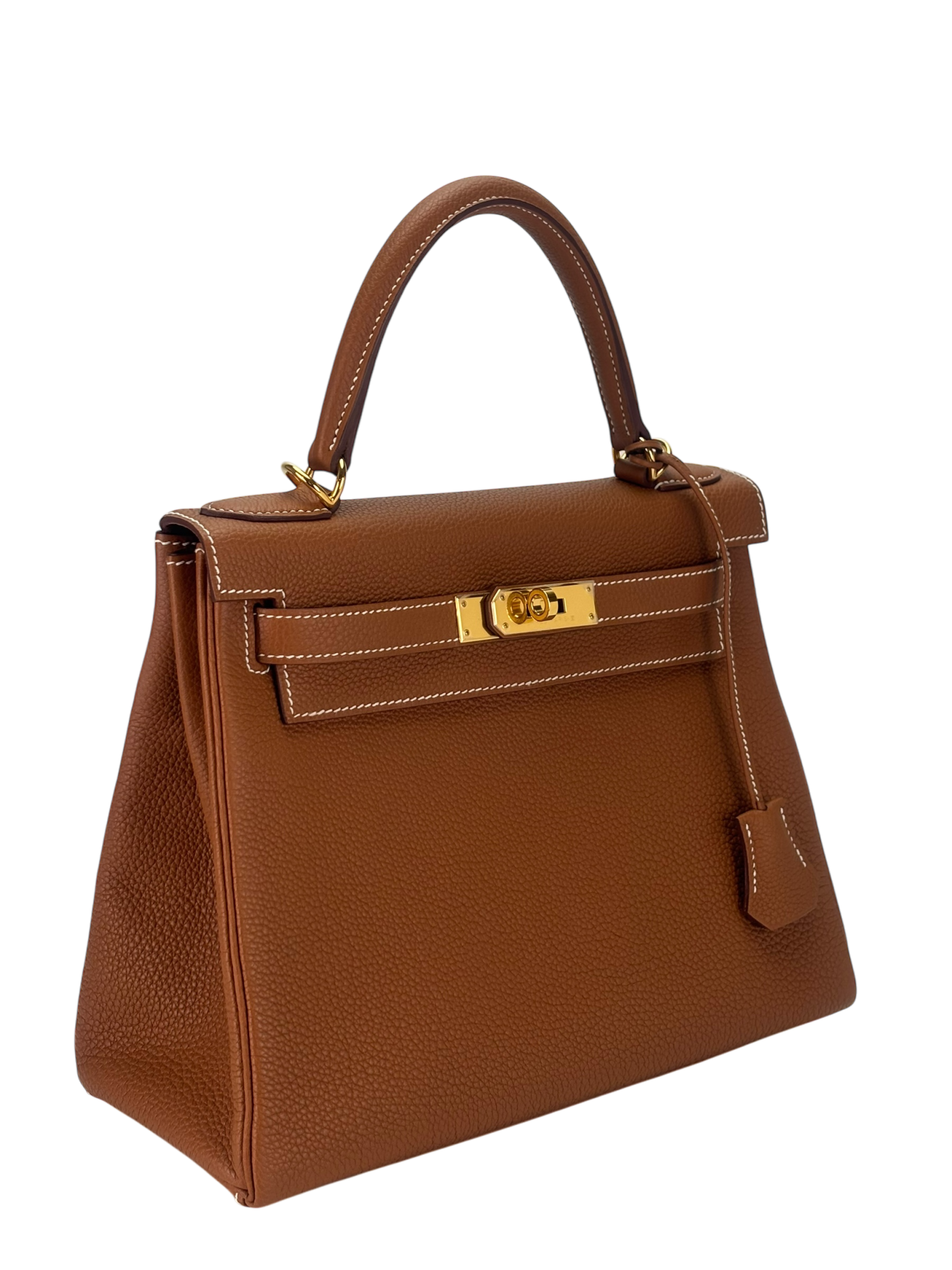 HERMES - Kelly 28 Gold Togo Gold Hardware