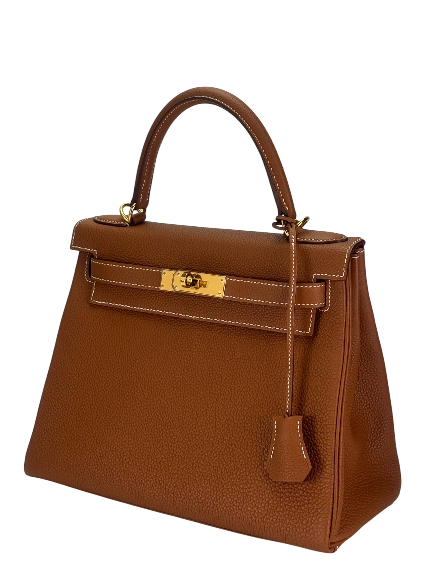 HERMES - Kelly 28 Gold Togo Gold Hardware