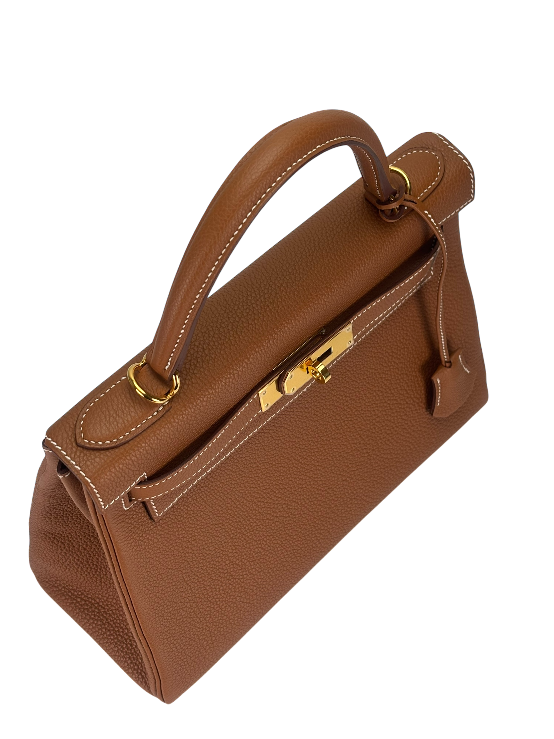 HERMES - Kelly 28 Gold Togo Gold Hardware