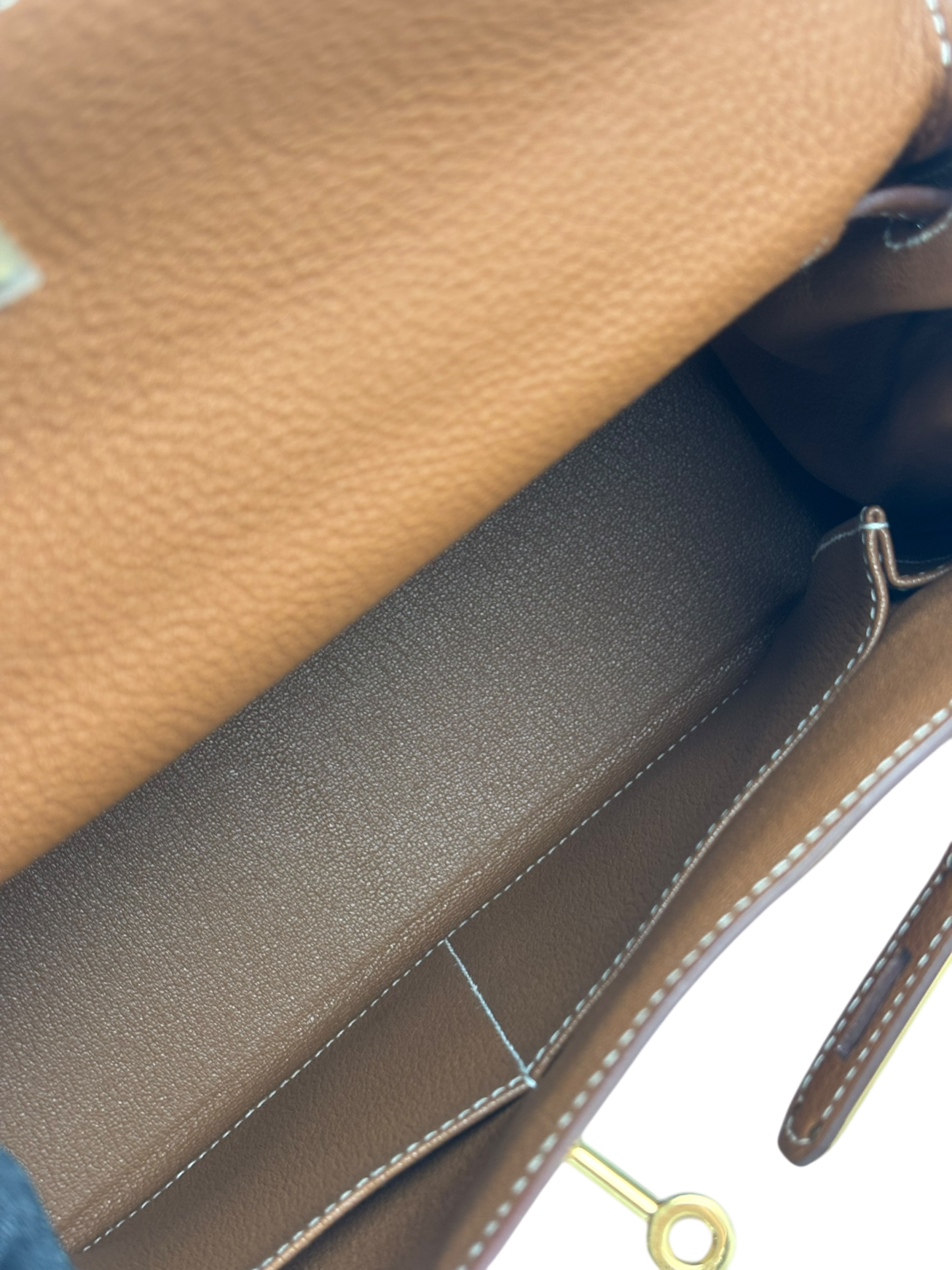 HERMES - Kelly 28 Gold Togo Gold Hardware