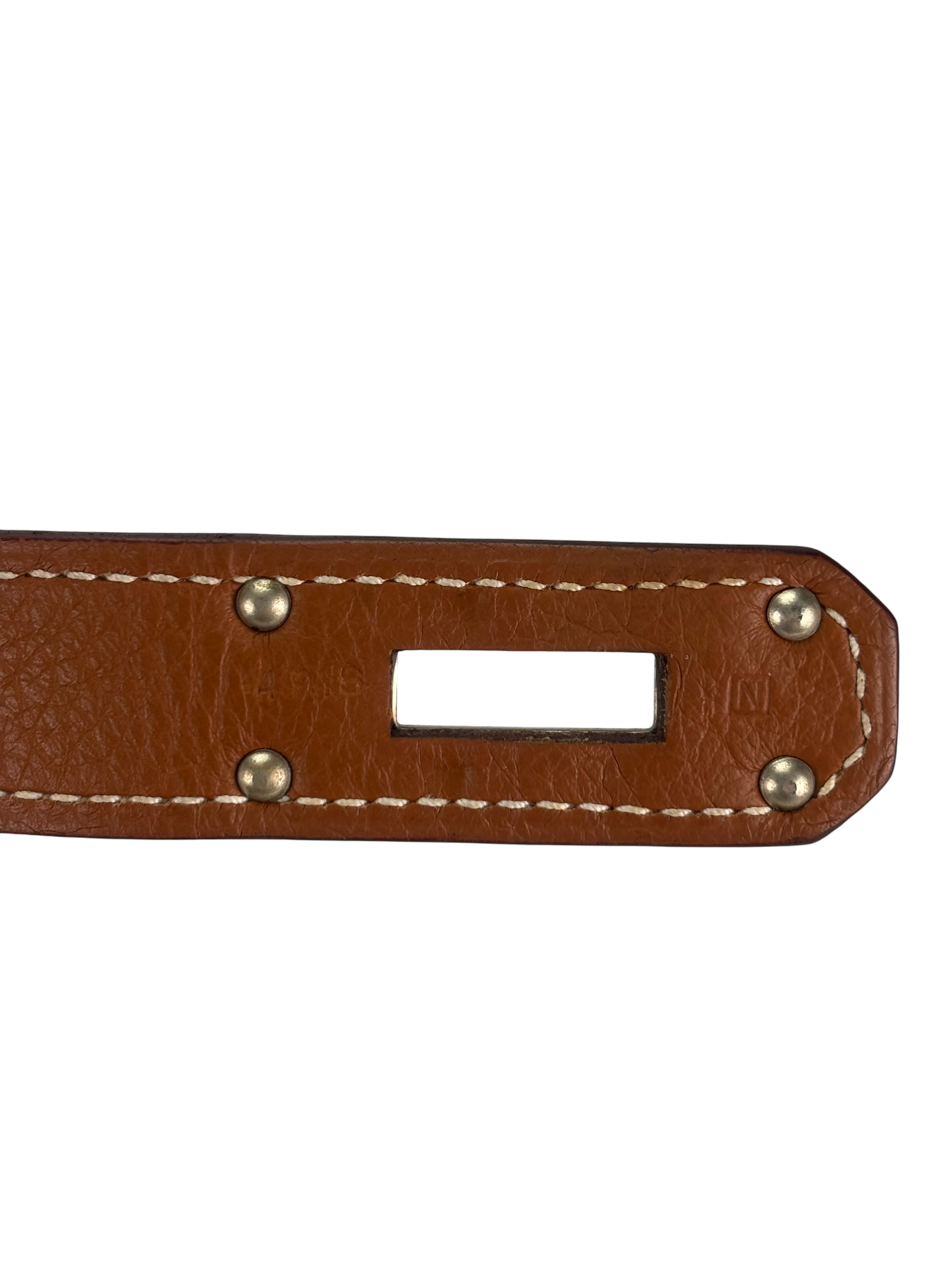HERMES - Shoulder Kelly Etoupe Togo Palladium Hardware