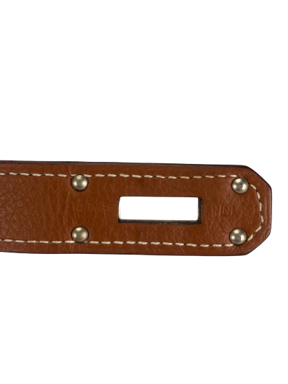 HERMES - Shoulder Kelly Etoupe Togo Palladium Hardware