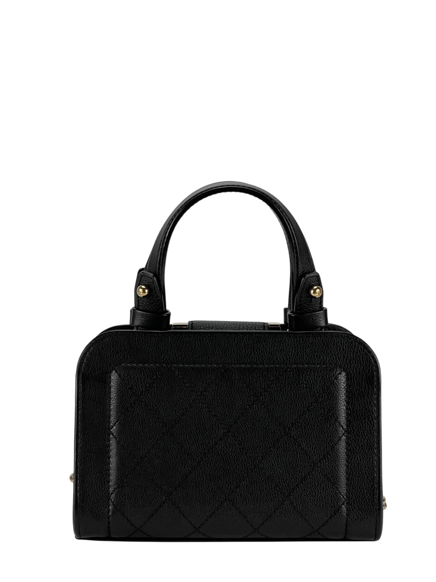 CHANEL - Black Quilted Leather Small Label Click Tote Bag
